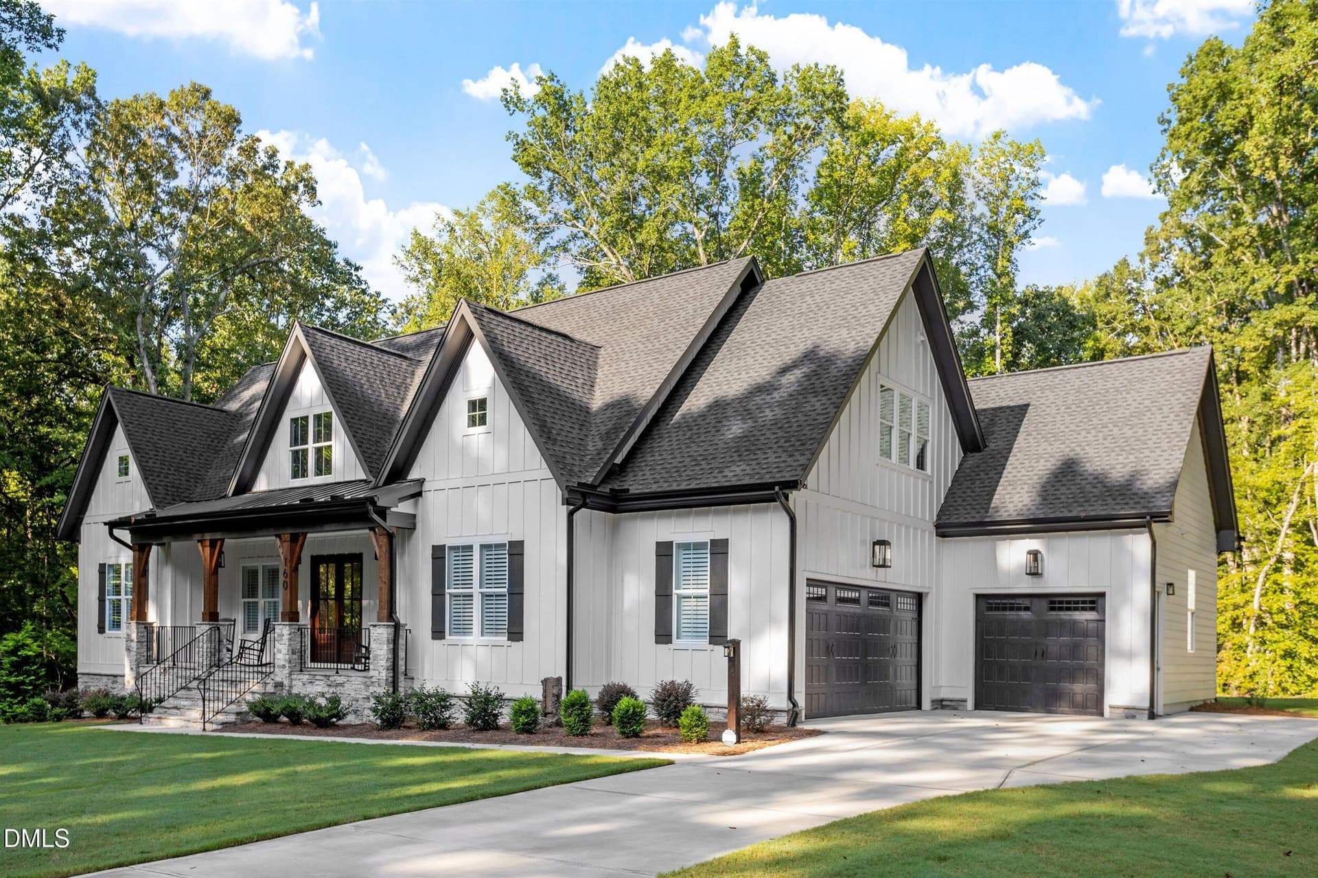 3-car garage - 160 Roberson Creek Road, Pittsboro, NC 27312