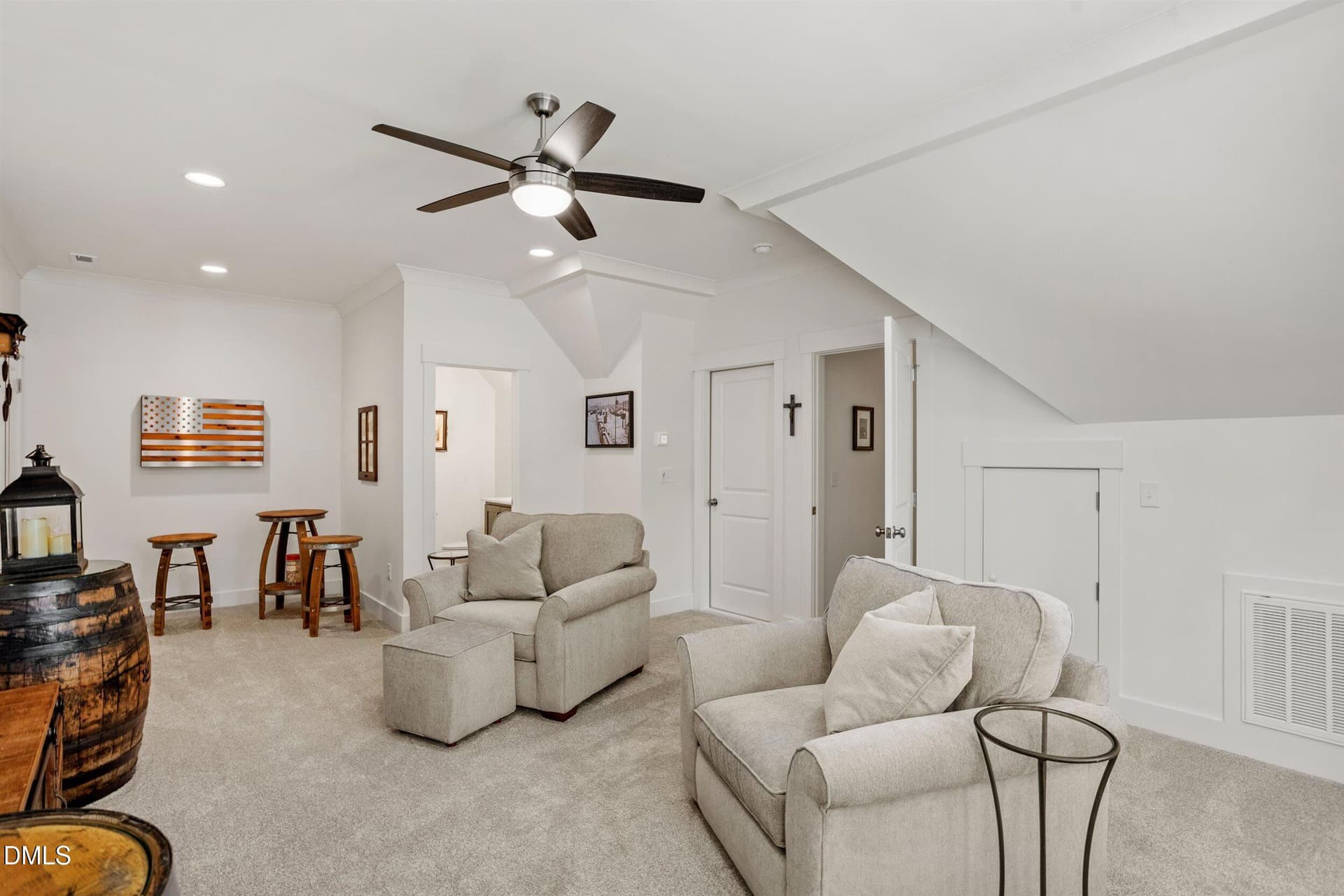 Bonus room - View 2 - 160 Roberson Creek Road, Pittsboro, NC 27312
