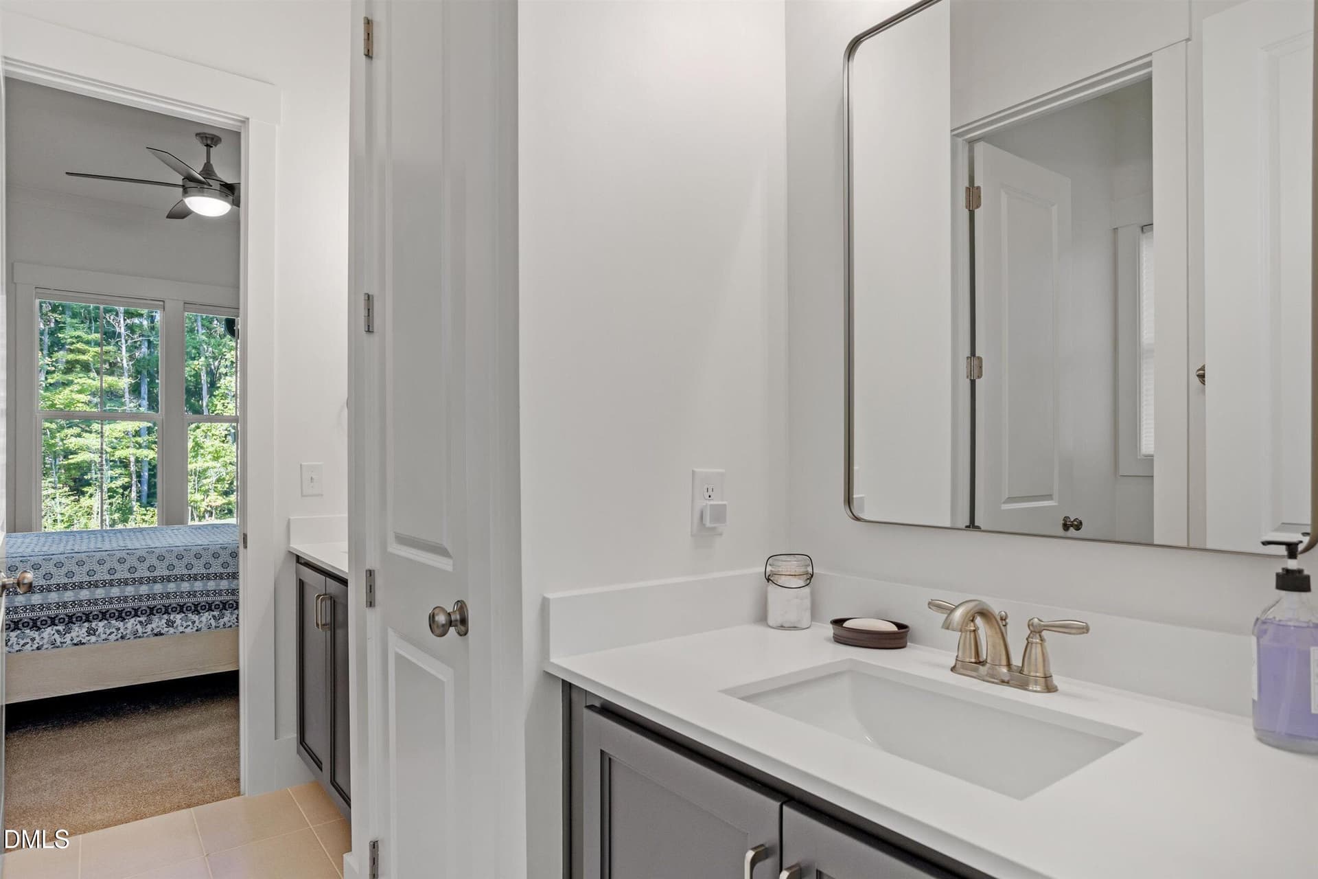 Bath with dual vanities - 160 Roberson Creek Road, Pittsboro, NC 27312