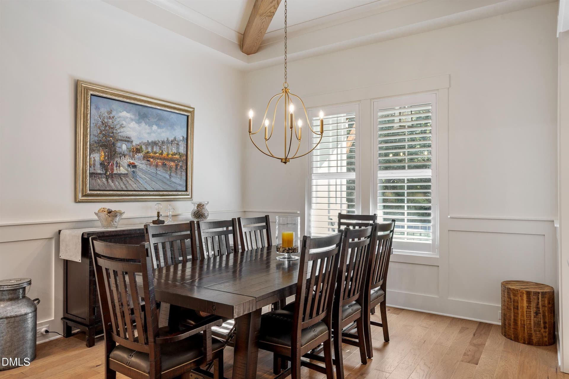 Formal dining room off kitchen - 160 Roberson Creek Road, Pittsboro, NC 27312