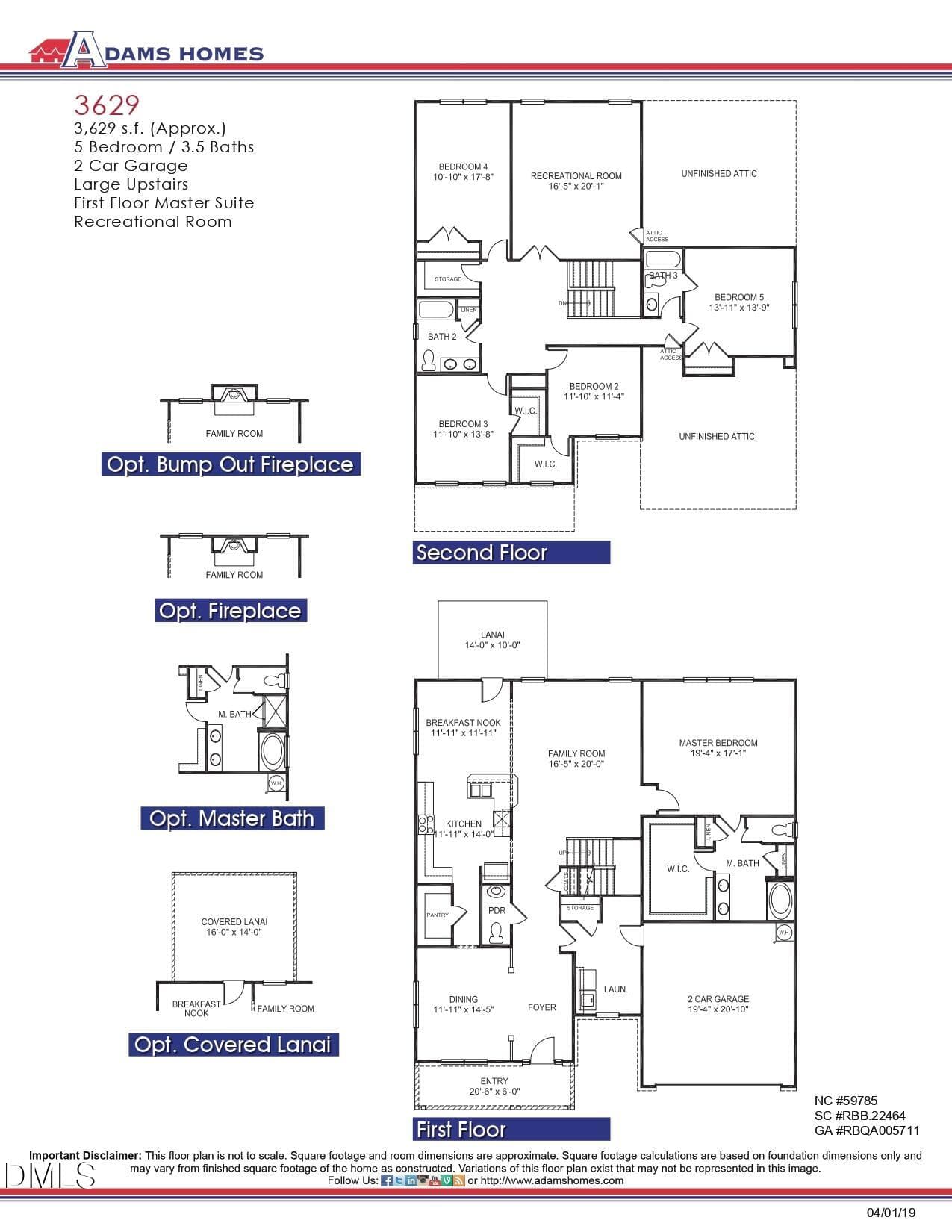 04.01.19 The 3629 Brochure (1) page 2_pa - 149 Deep Blue Trail, Middlesex, NC 27557