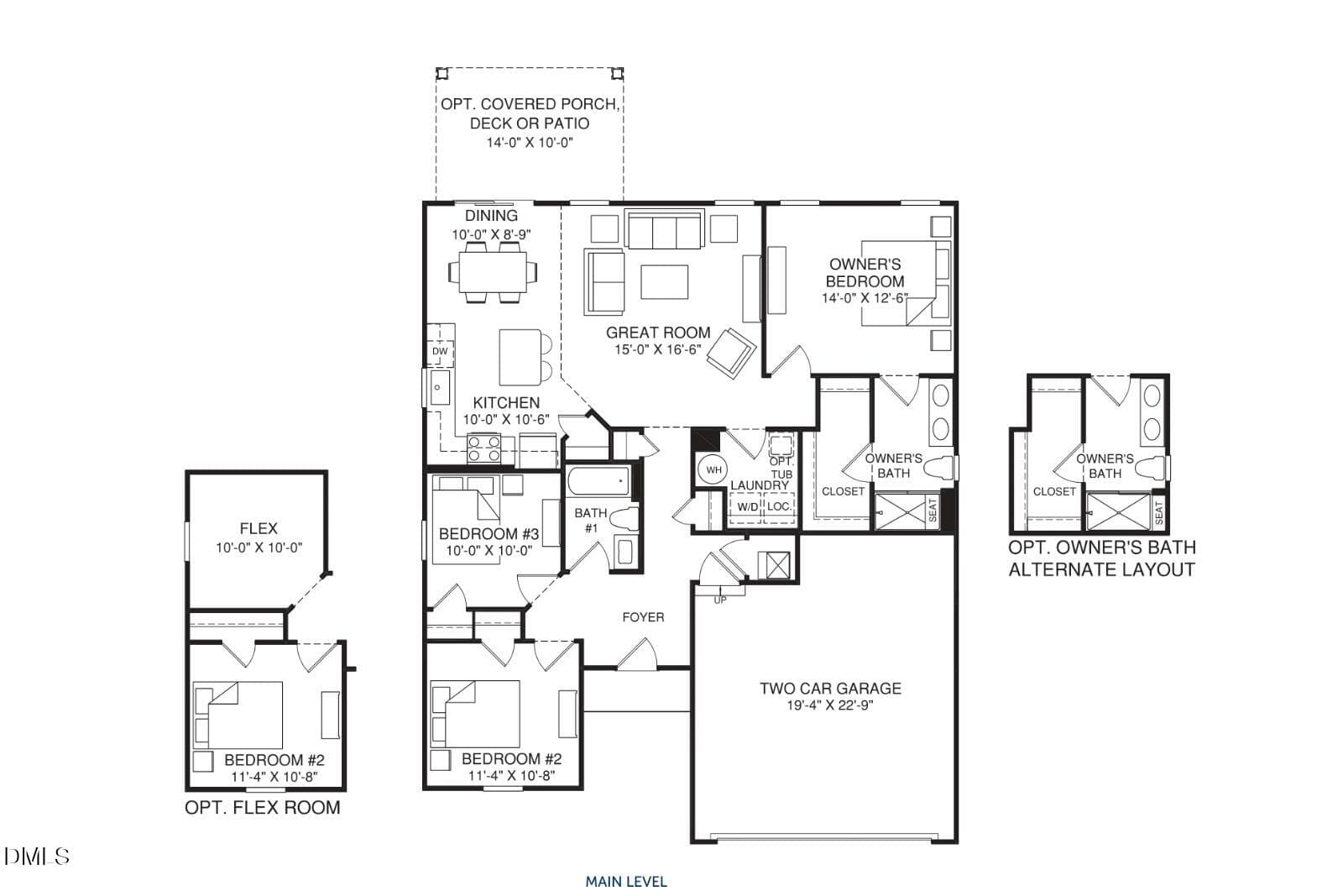 01b Grand Bahama Floorplan - 105 Hoptree Drive, Franklinton, NC 27525, Franklinton