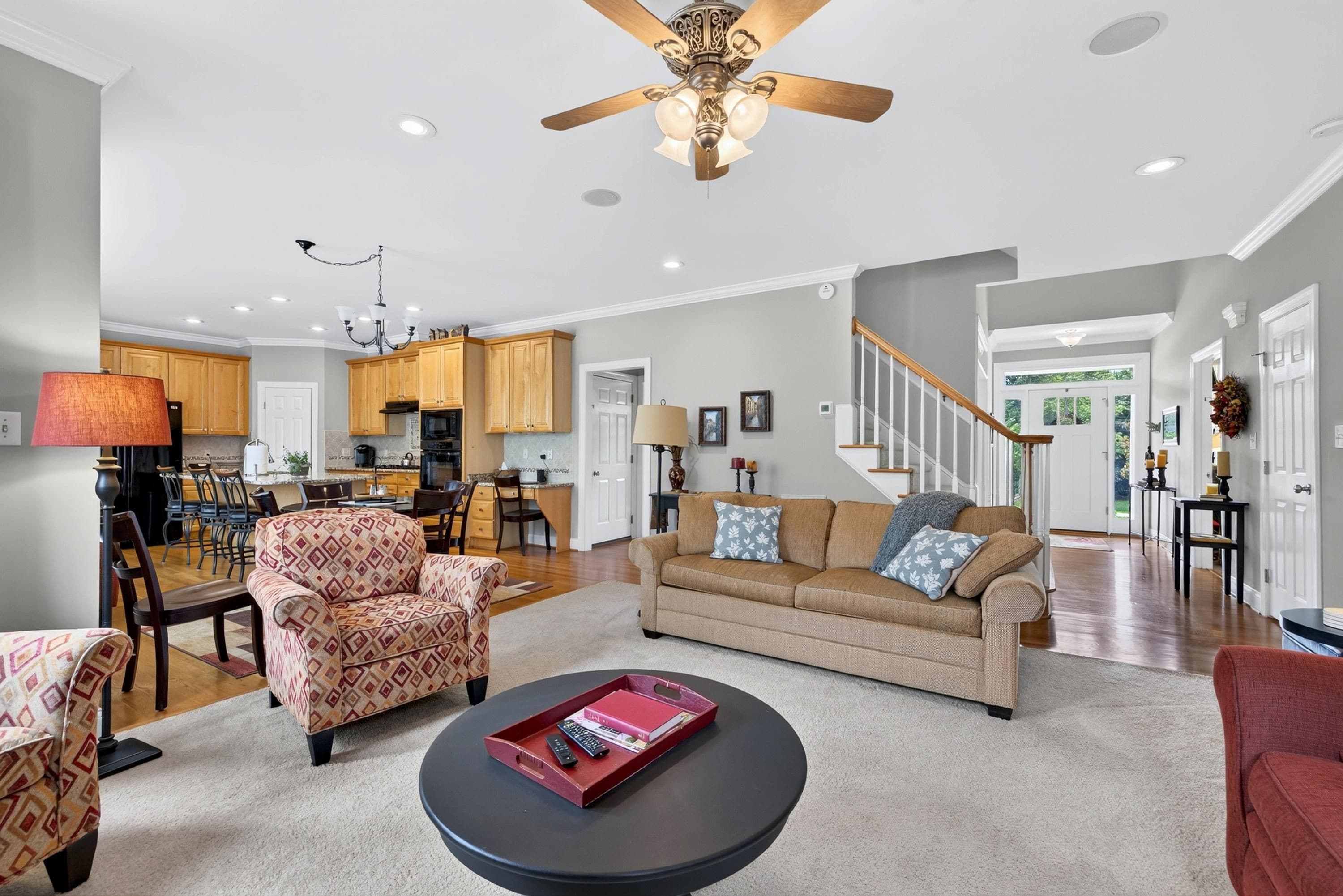 Great room/kitchen/foyer - 3024 Whitehart Lane, Raleigh, NC 27606, Raleigh