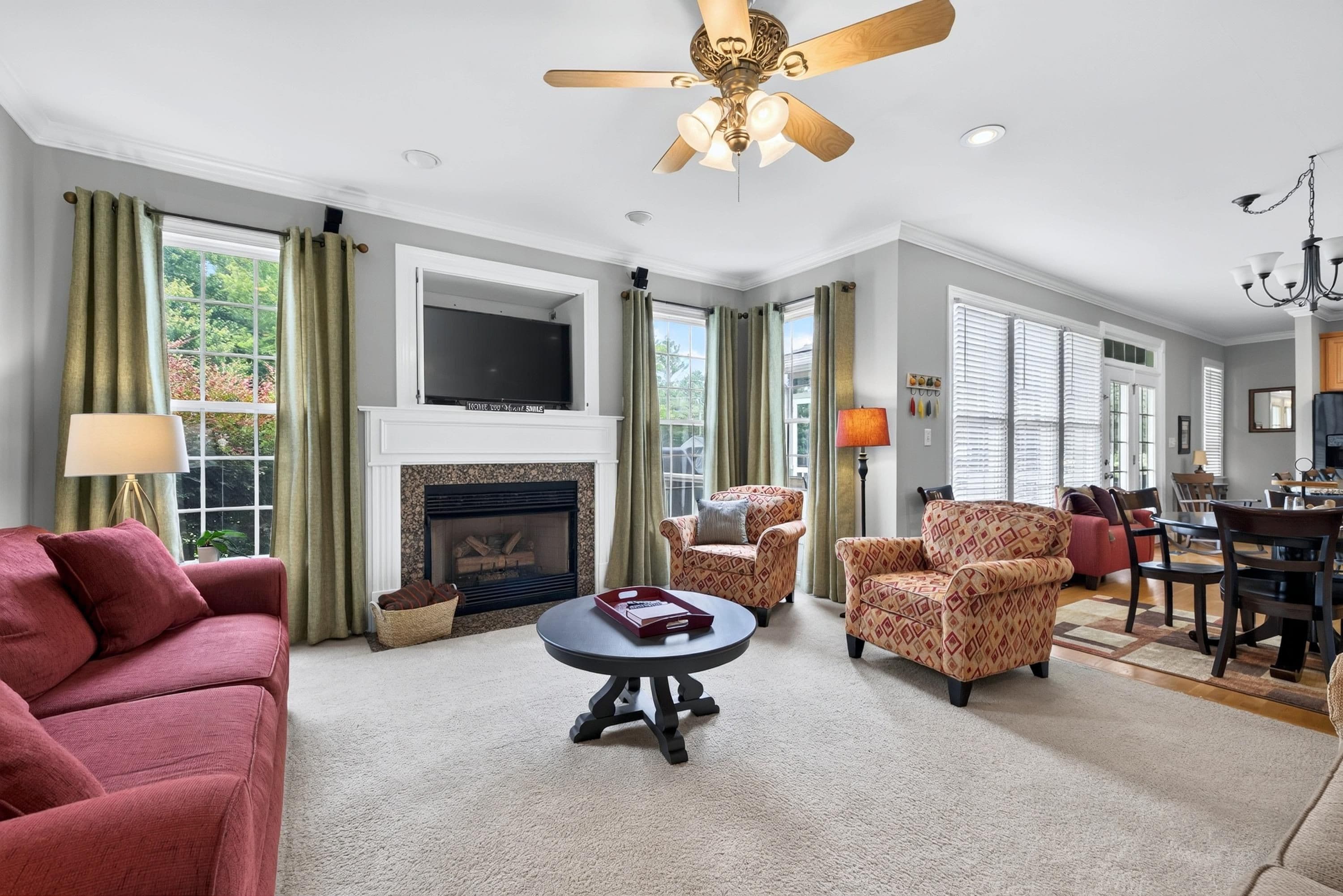 Great room open to kitchen - 3024 Whitehart Lane, Raleigh, NC 27606, Raleigh