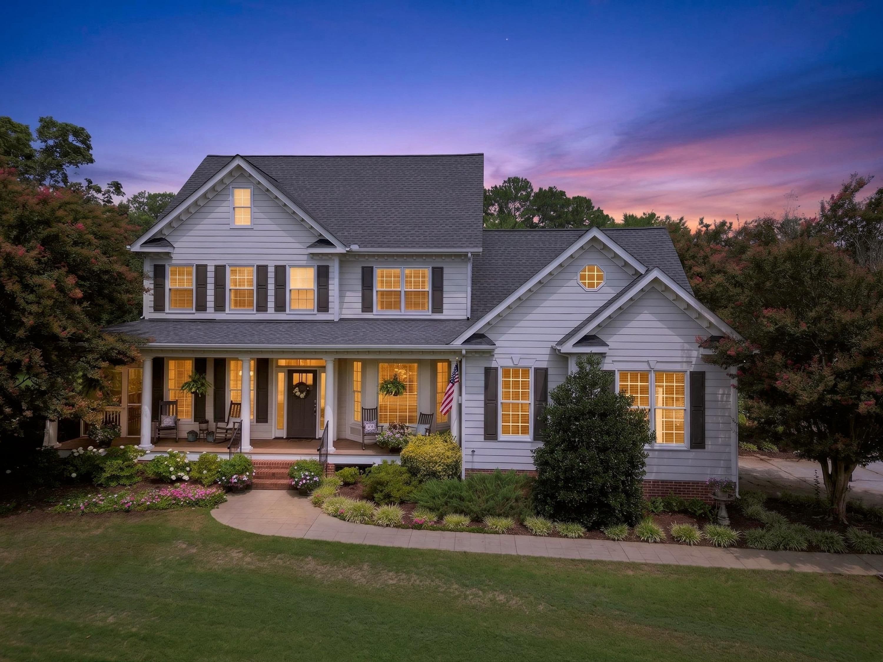 Night Time View - 3024 Whitehart Lane, Raleigh, NC 27606, Raleigh