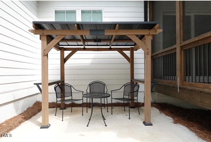 Covered Patio - 160 Roberson Creek Road, Pittsboro, NC 27312