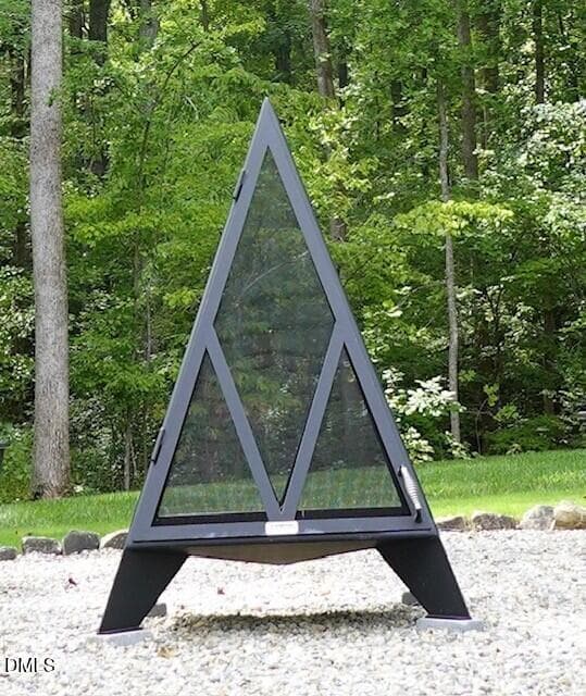 Custom firepit chiminea - 160 Roberson Creek Road, Pittsboro, NC 27312