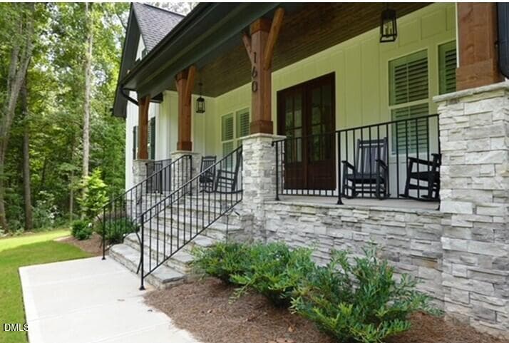 Welcoming Front Porch - 160 Roberson Creek Road, Pittsboro, NC 27312