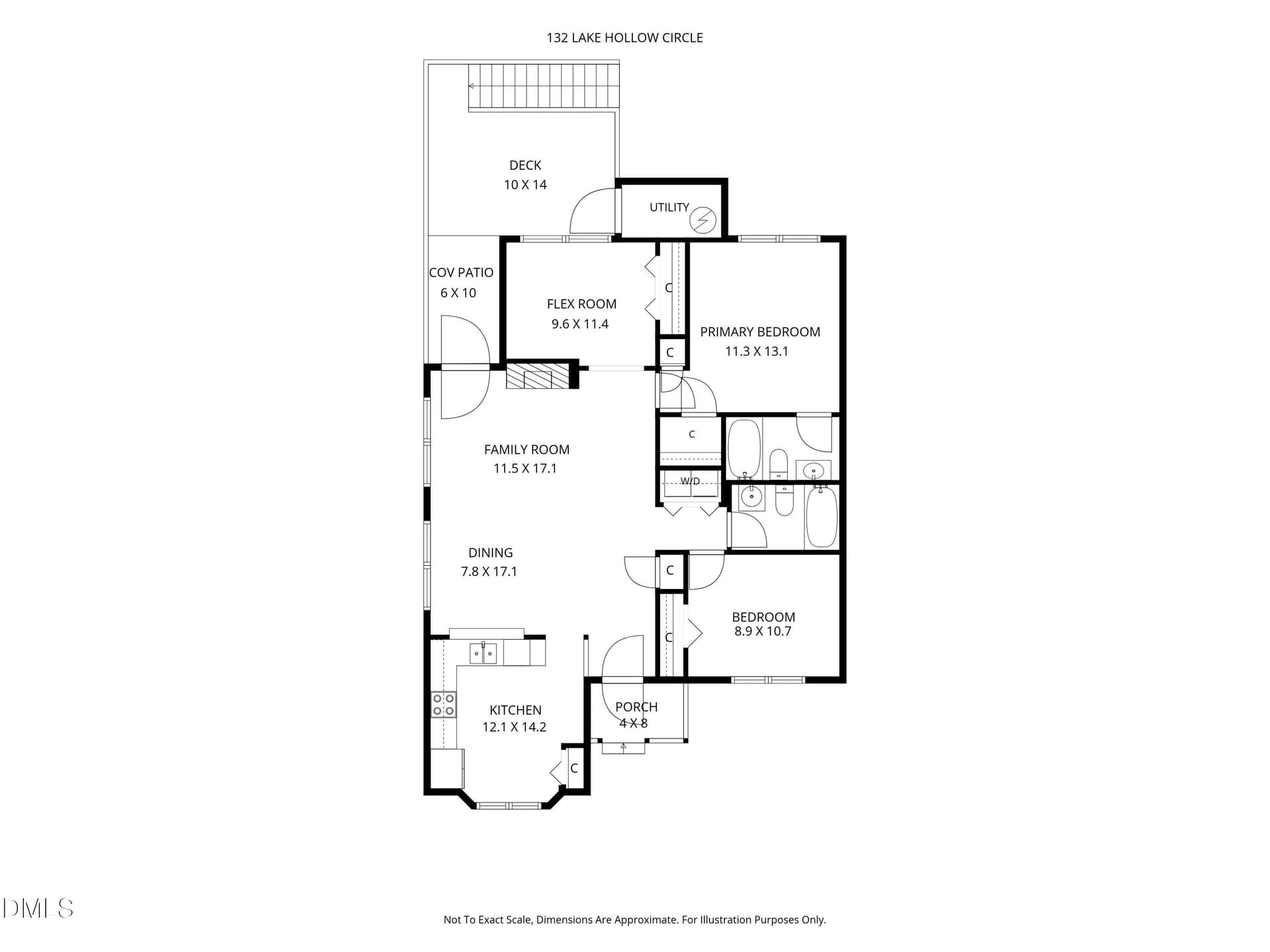 all_floors_132_lake_hollow_circle_cary_w - 132 Lake Hollow Circle, Cary, NC 27513