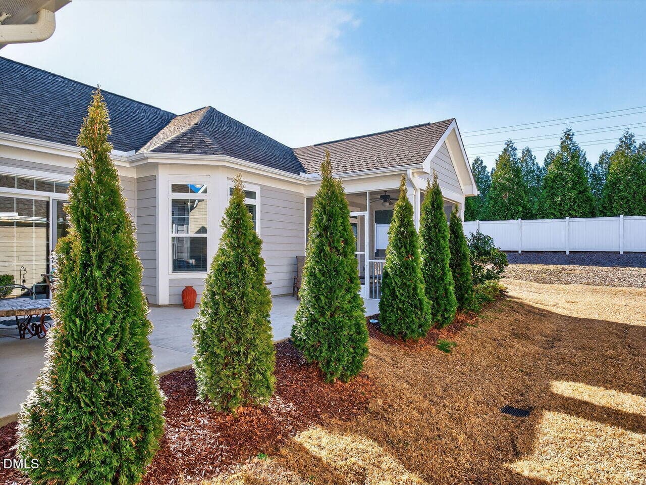 Side yard - 65 Balsam Lane, Clayton, NC 27527