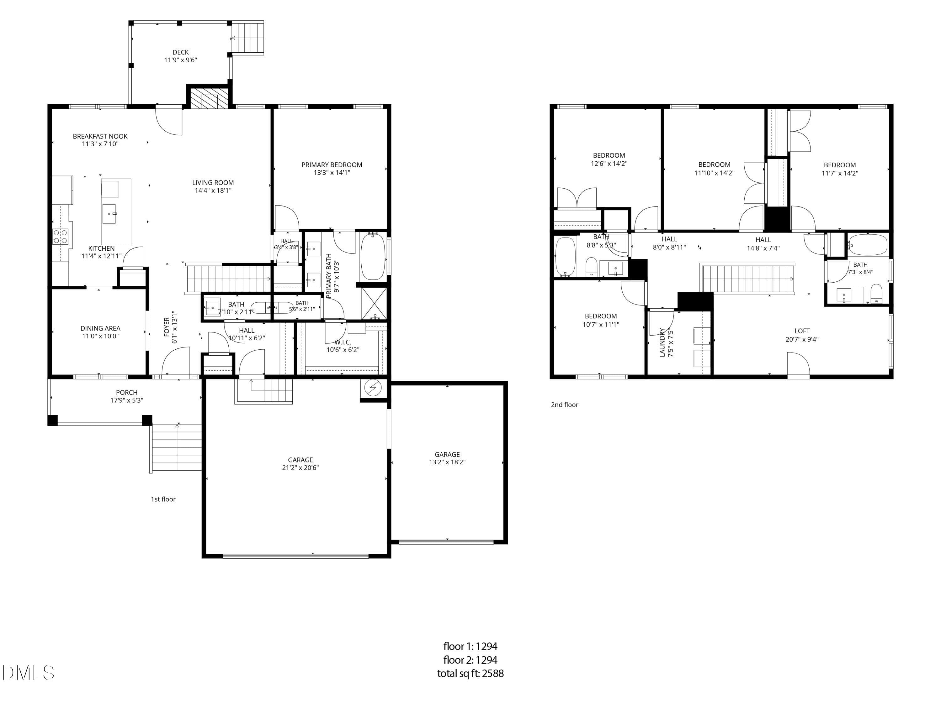 floor plan-2 - 151 Pretty Run Br Lane, Wendell, NC 27591, Wendell