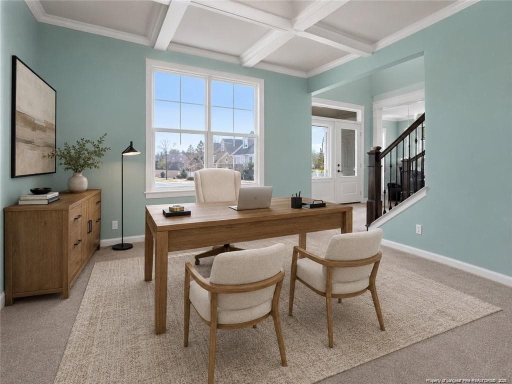 Office Virtually Staged - 6132 Shannon Woods Way, Hope Mills, NC 28348