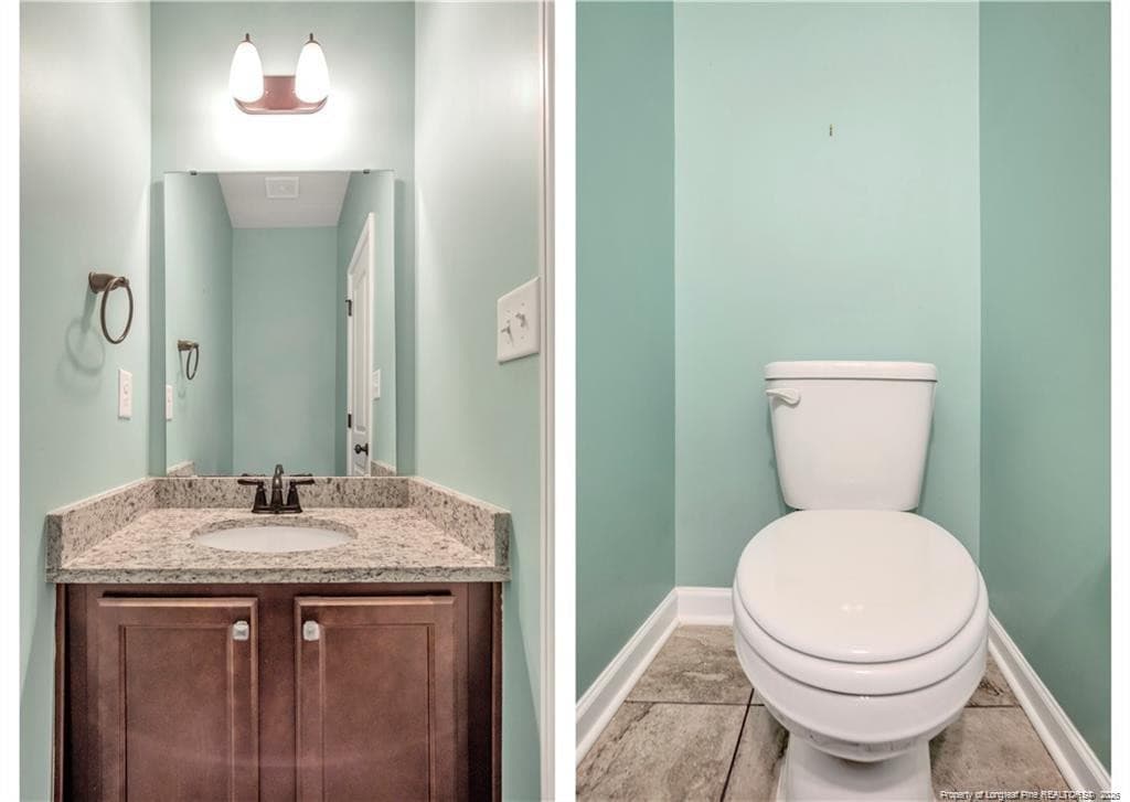 Downstairs Half Bath - 6132 Shannon Woods Way, Hope Mills, NC 28348