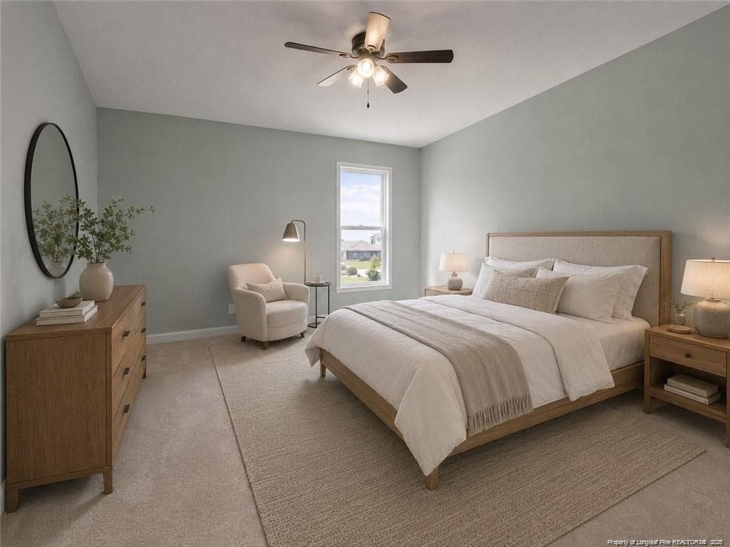 In law Suite downstairs Virtually Staged - 6132 Shannon Woods Way, Hope Mills, NC 28348
