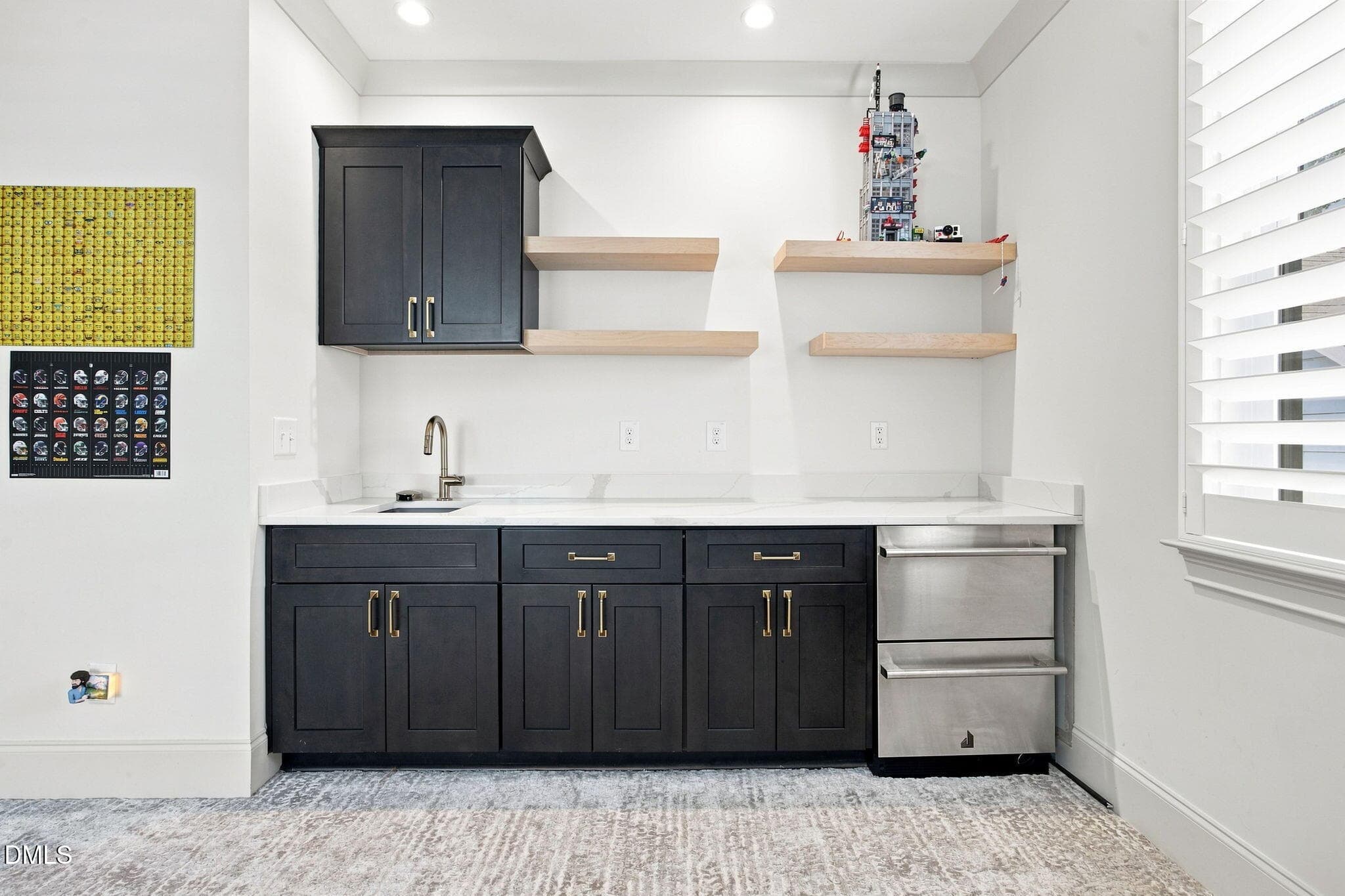 Bonus Room Wet Bar (1) - 1402 Mordecai Drive, Raleigh, NC 27604, Raleigh