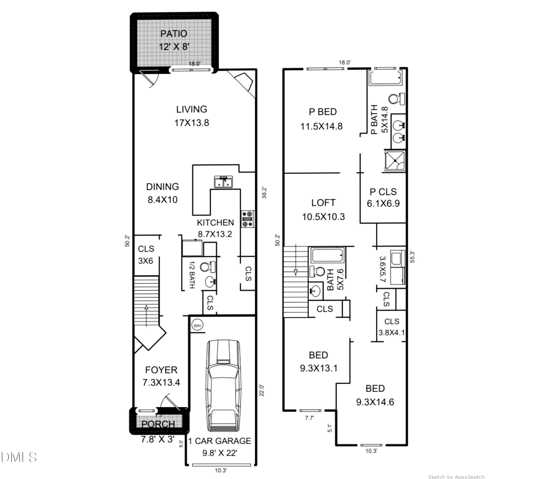 Floorplan - 256 Ellsworth Manor Drive, Hillsborough, NC 27278