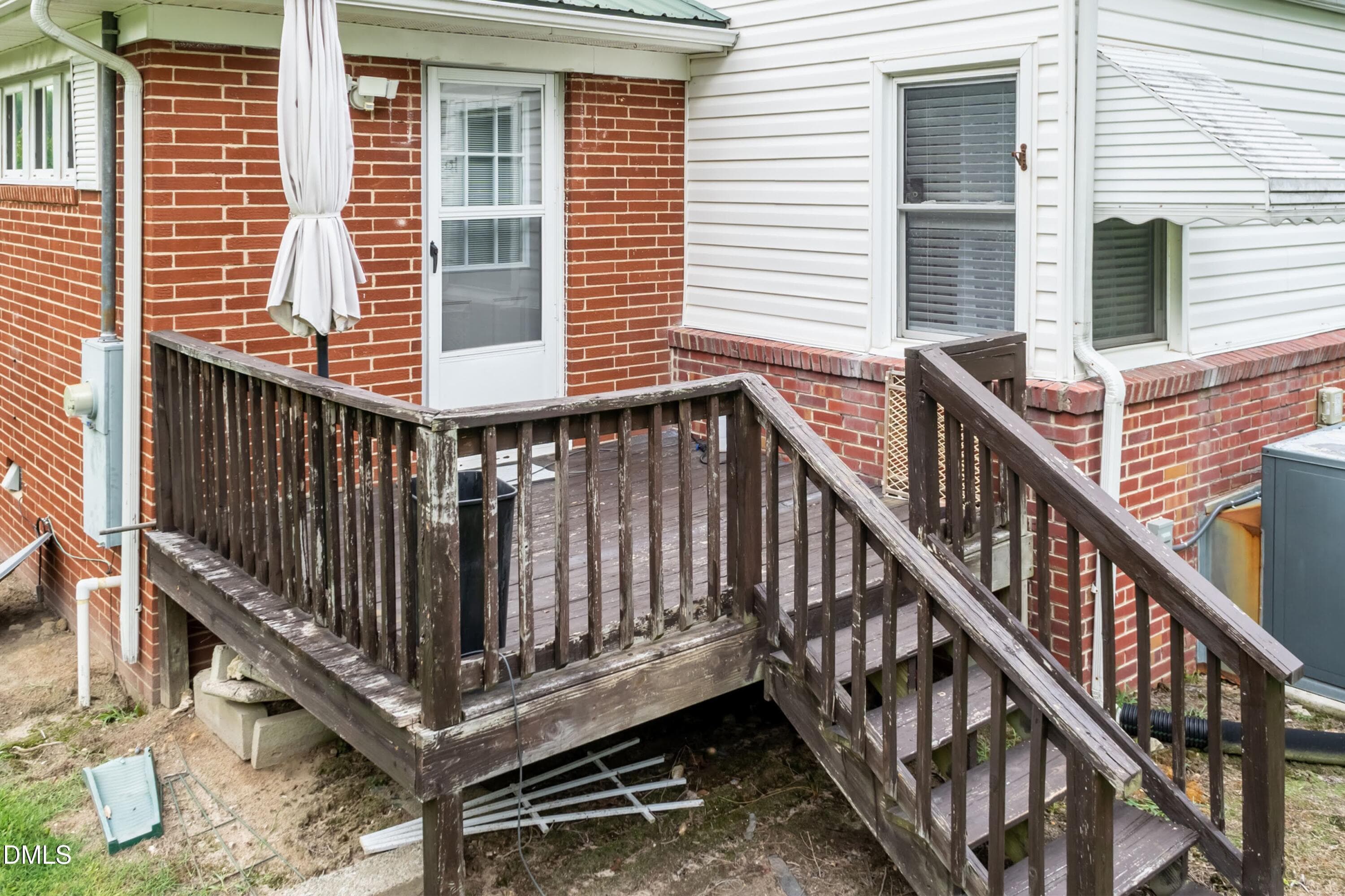Deck off laundry room - 2278 White Level Road, Louisburg, NC 27549, Louisburg