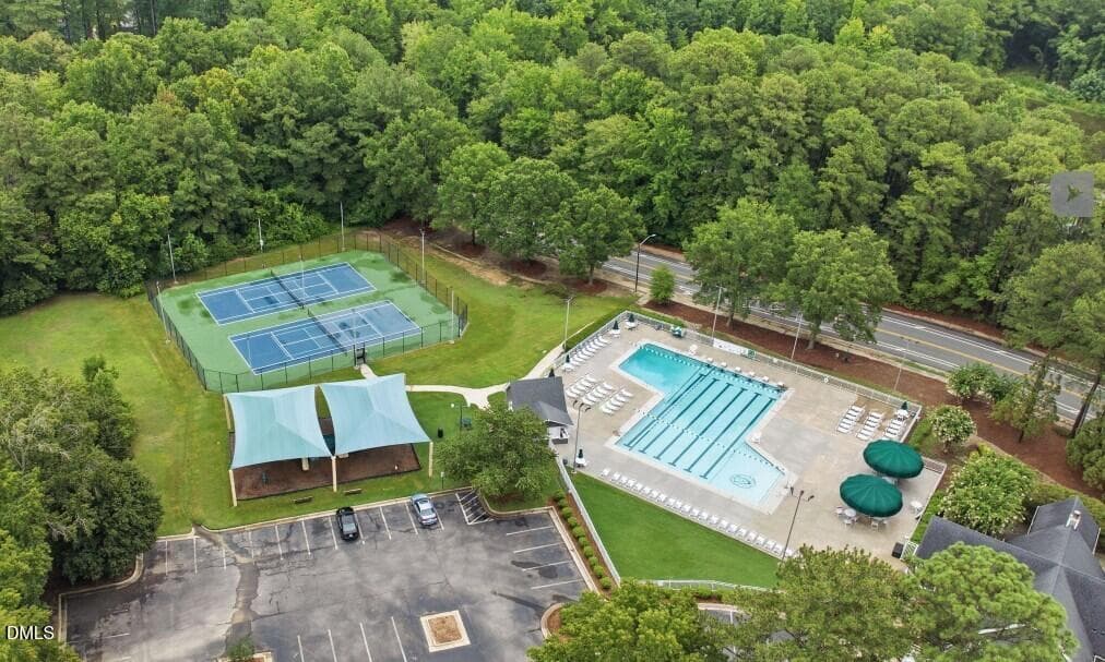 Tennis Courts & Community Pool - 2200 Turtle Point Drive, Raleigh, NC 27604, Raleigh