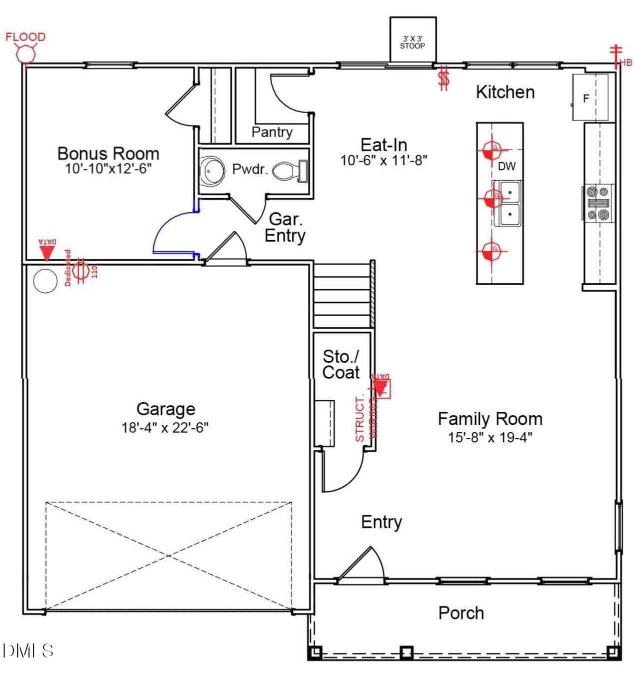 1st Floor - 44 Mistflower Drive, Youngsville, NC 27596, Youngsville