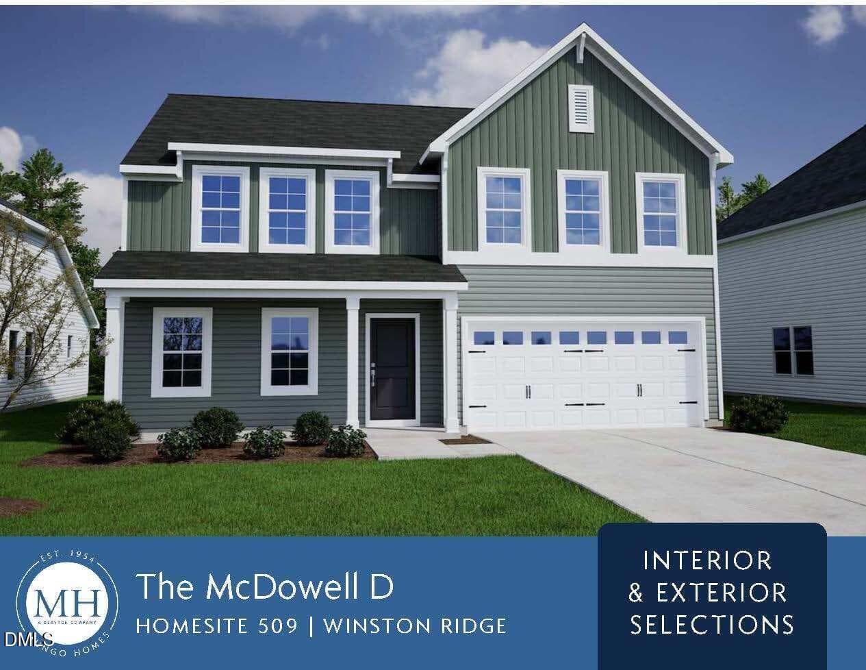 509 WSR - Design Brochure_Page_1 - 44 Mistflower Drive, Youngsville, NC 27596, Youngsville