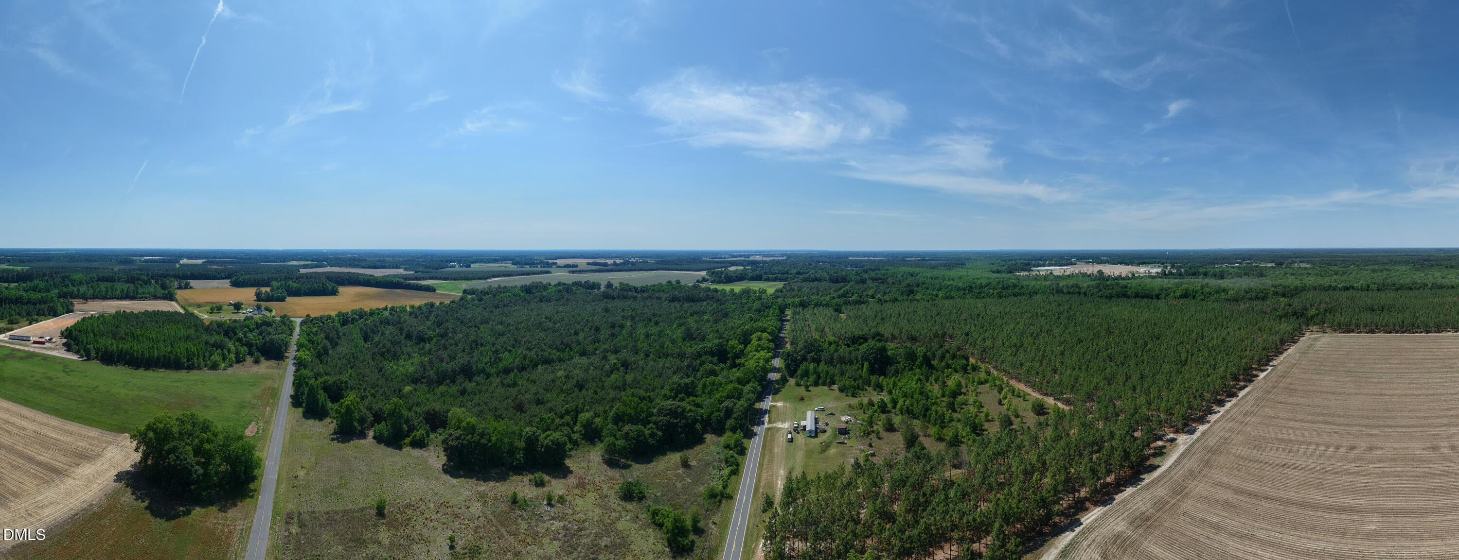 Copy of Aerial Pano 180' SE POV - 0 Johnson Pond Road, Red Springs, NC 28377