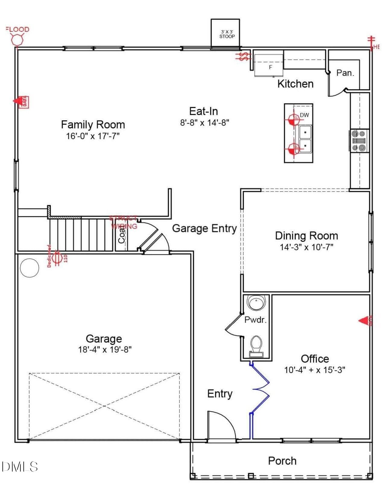 1st Floor - 56 Mistflower Drive, Youngsville, NC 27596, Youngsville
