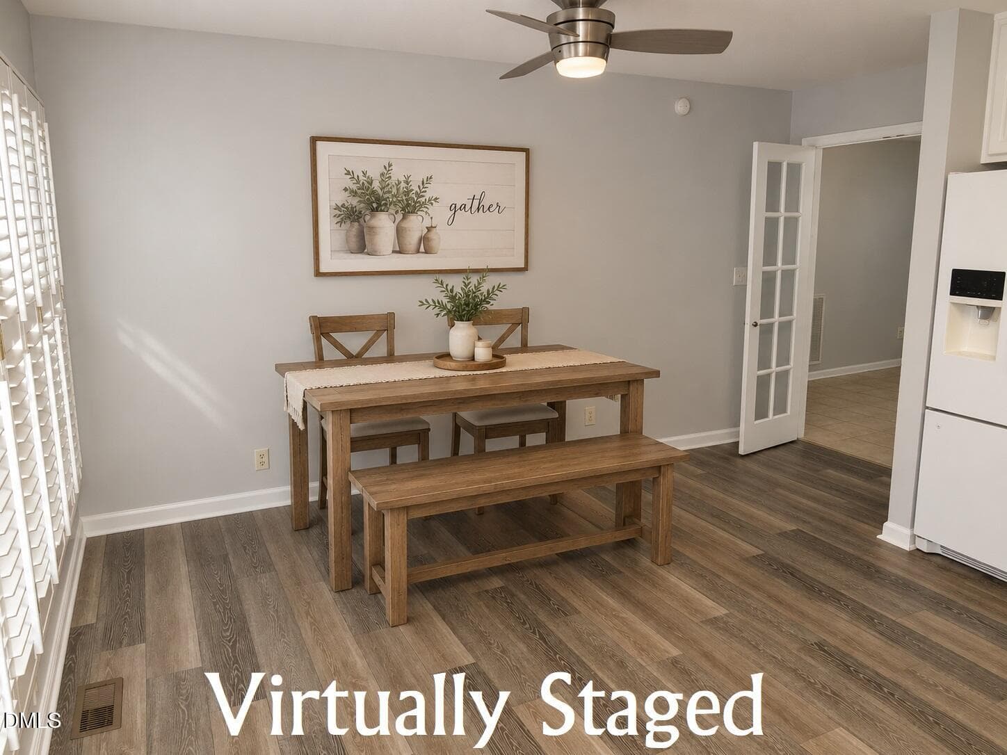 Virtually staged - dining - 2723 Clifton Avenue, Creedmoor, NC 27522