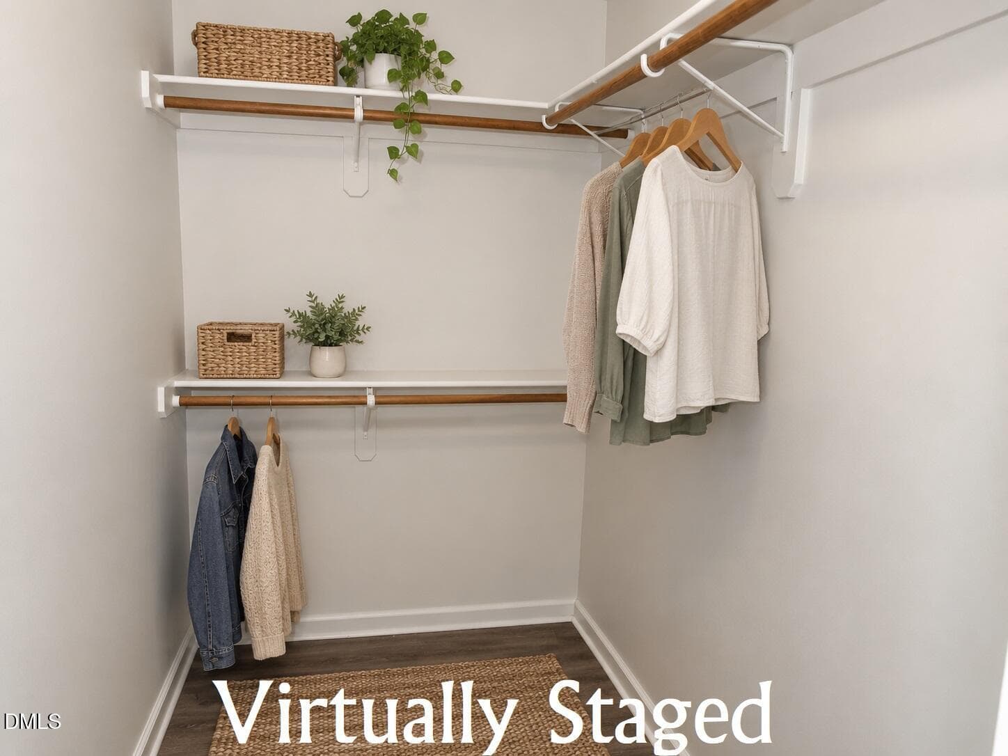Virtually staged - primary bedroom close - 2723 Clifton Avenue, Creedmoor, NC 27522