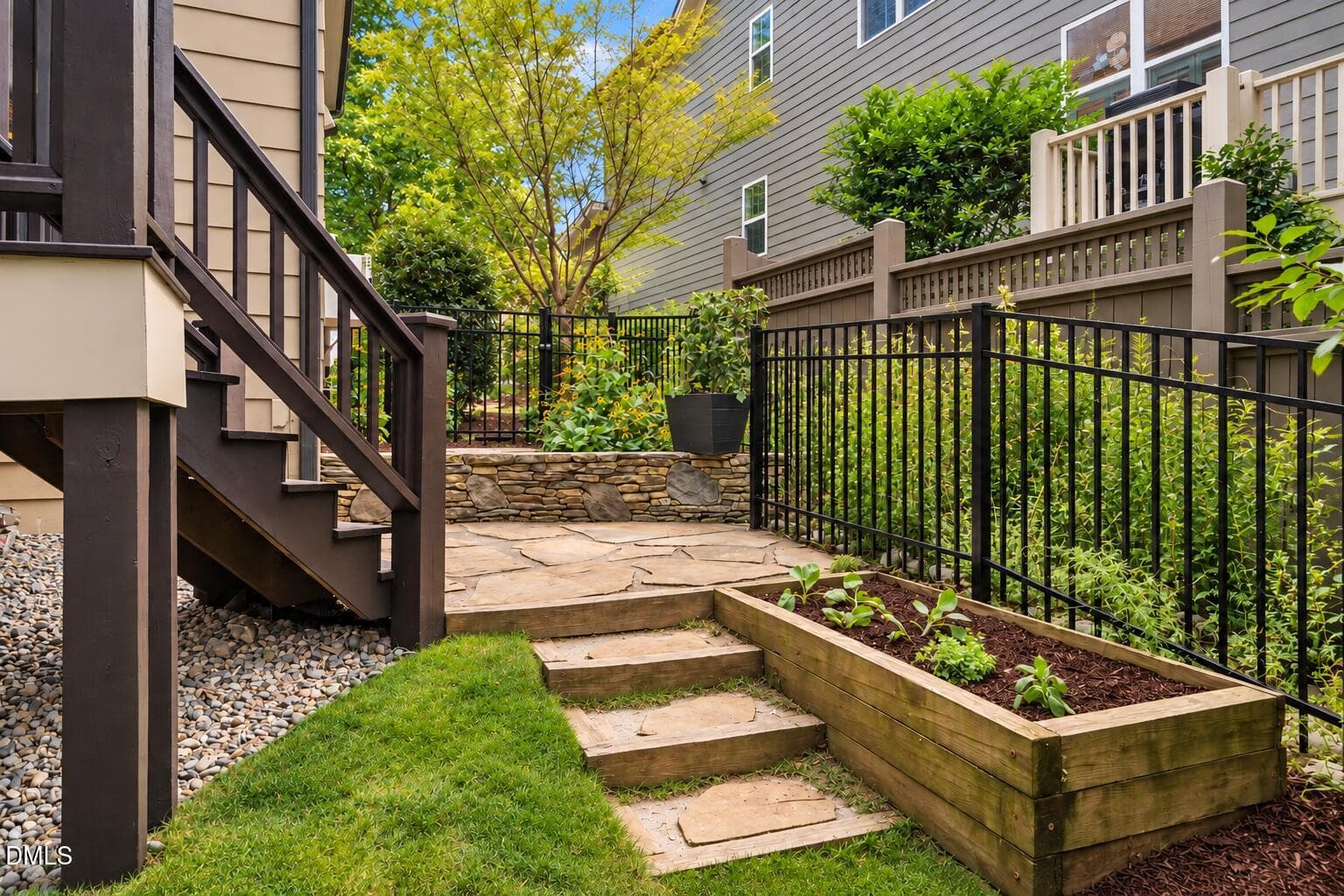 Fenced Backyard - 343 Dark Forest Drive, Chapel Hill, NC 27516, Chapel Hill