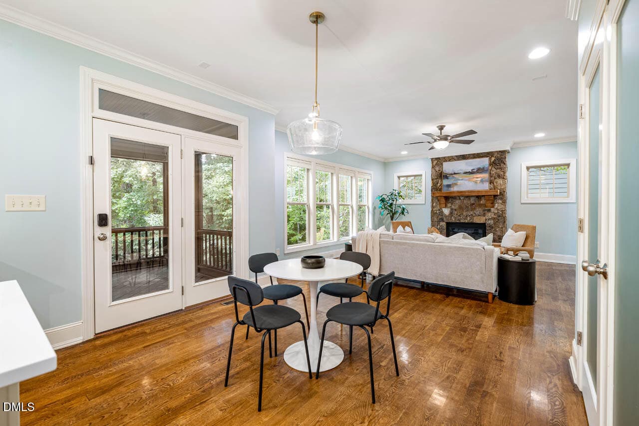 Breakfast/Family Room - 343 Dark Forest Drive, Chapel Hill, NC 27516, Chapel Hill