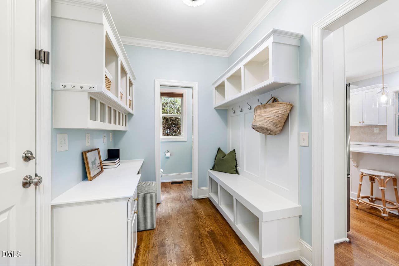 Owner's Entry w/Custom Built-Ins - 343 Dark Forest Drive, Chapel Hill, NC 27516, Chapel Hill