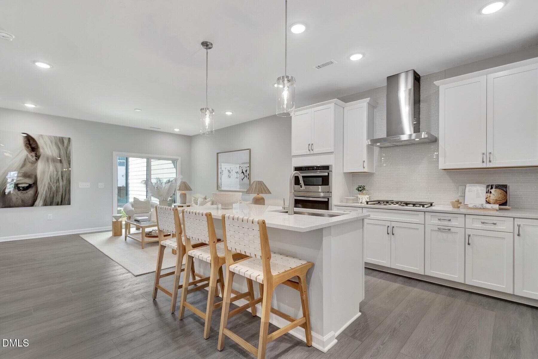 Birchwood Open Concept Kitchen with Gour - 3056 Horton Ridge Boulevard, Apex, NC 27502