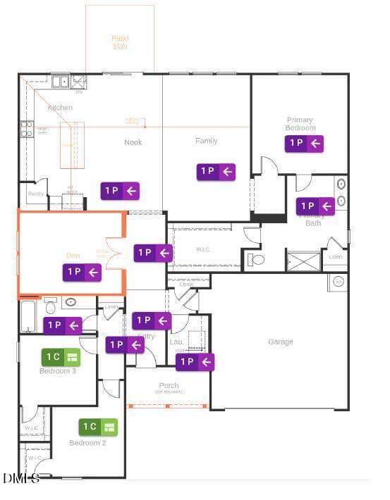 Floorplan - 104 Sugarcone Court, Lillington, NC 27546