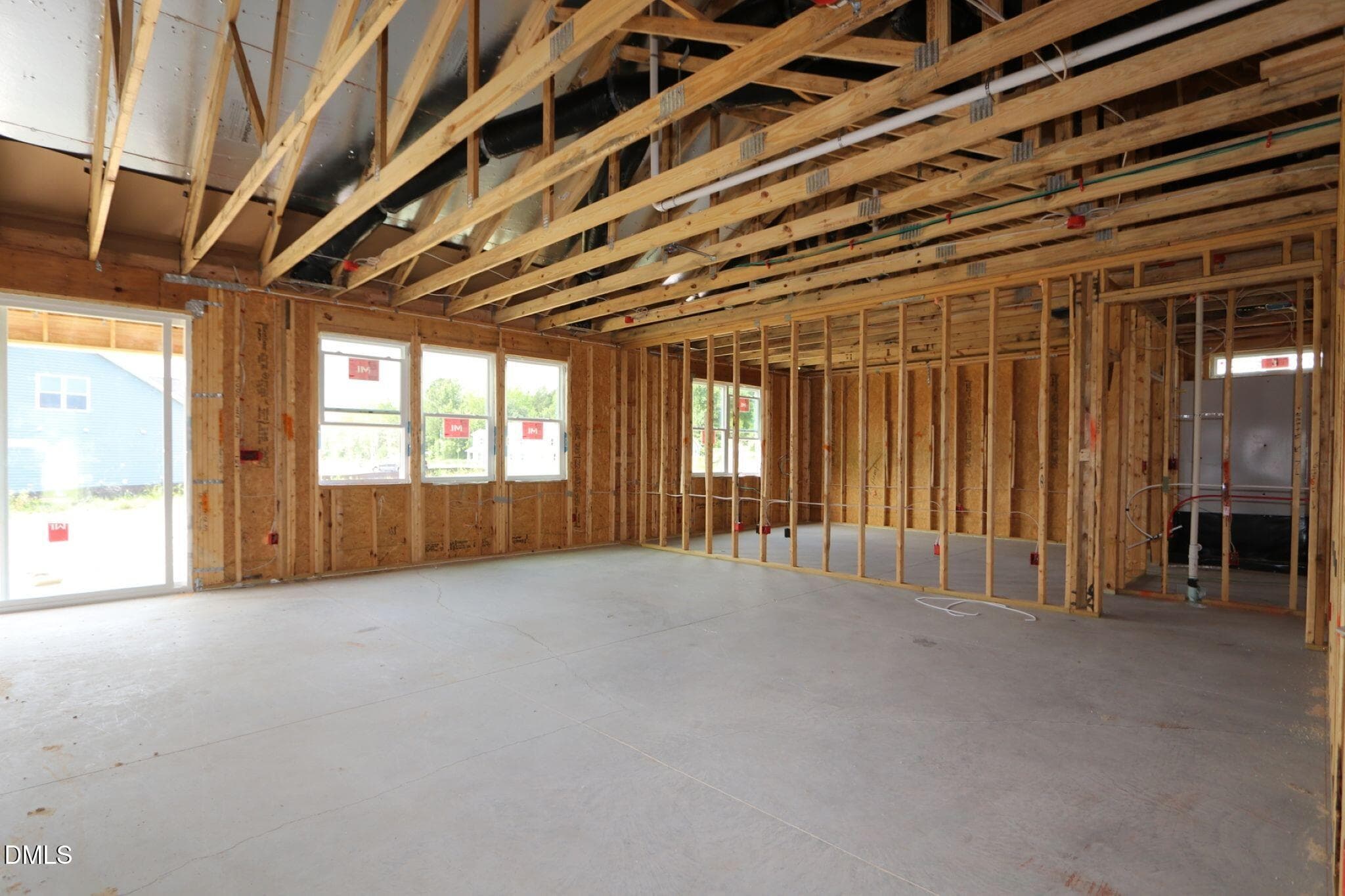 55 great room frame stage - 444 Denali Drive, Angier, NC 27501