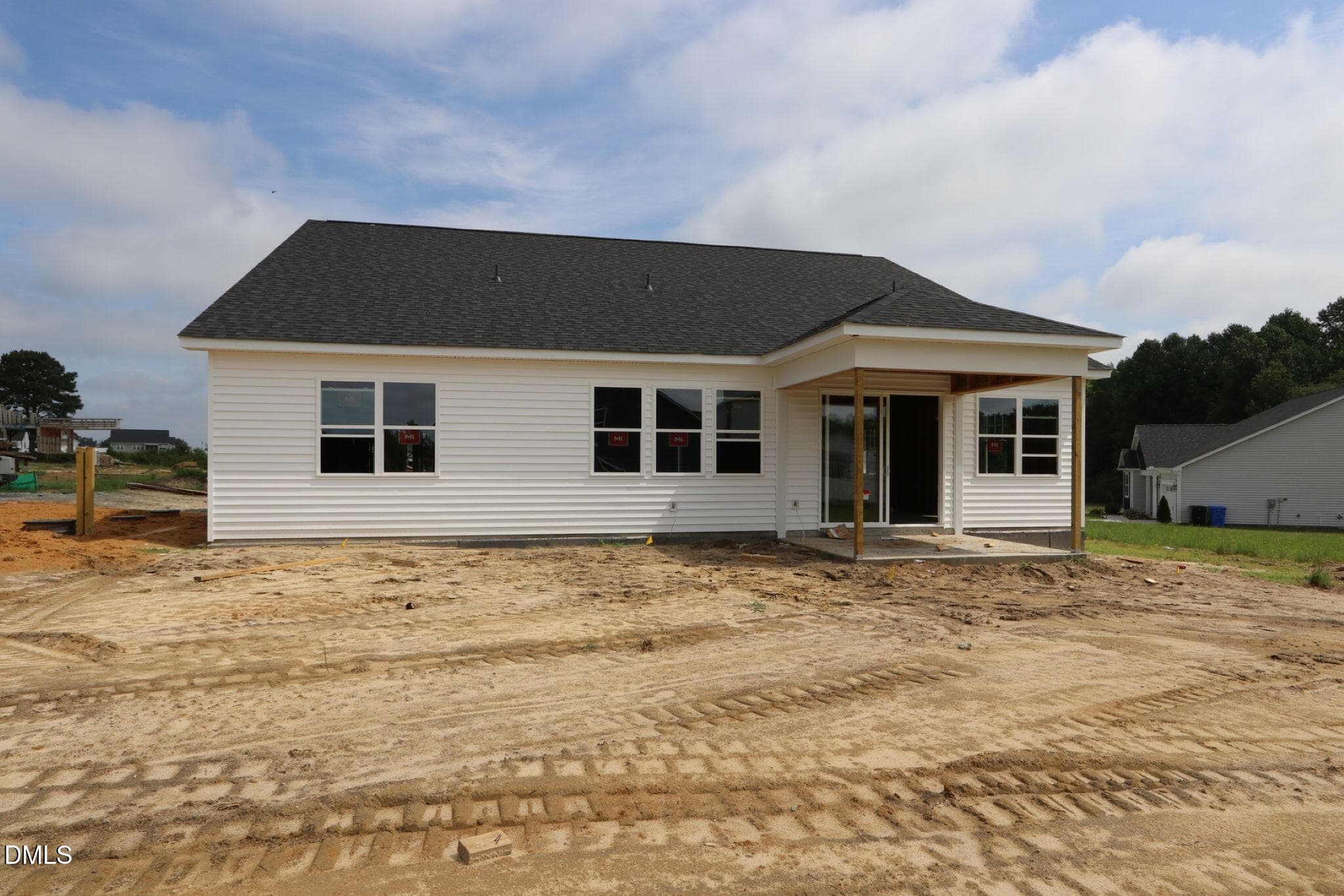 55 rear exterior - 444 Denali Drive, Angier, NC 27501