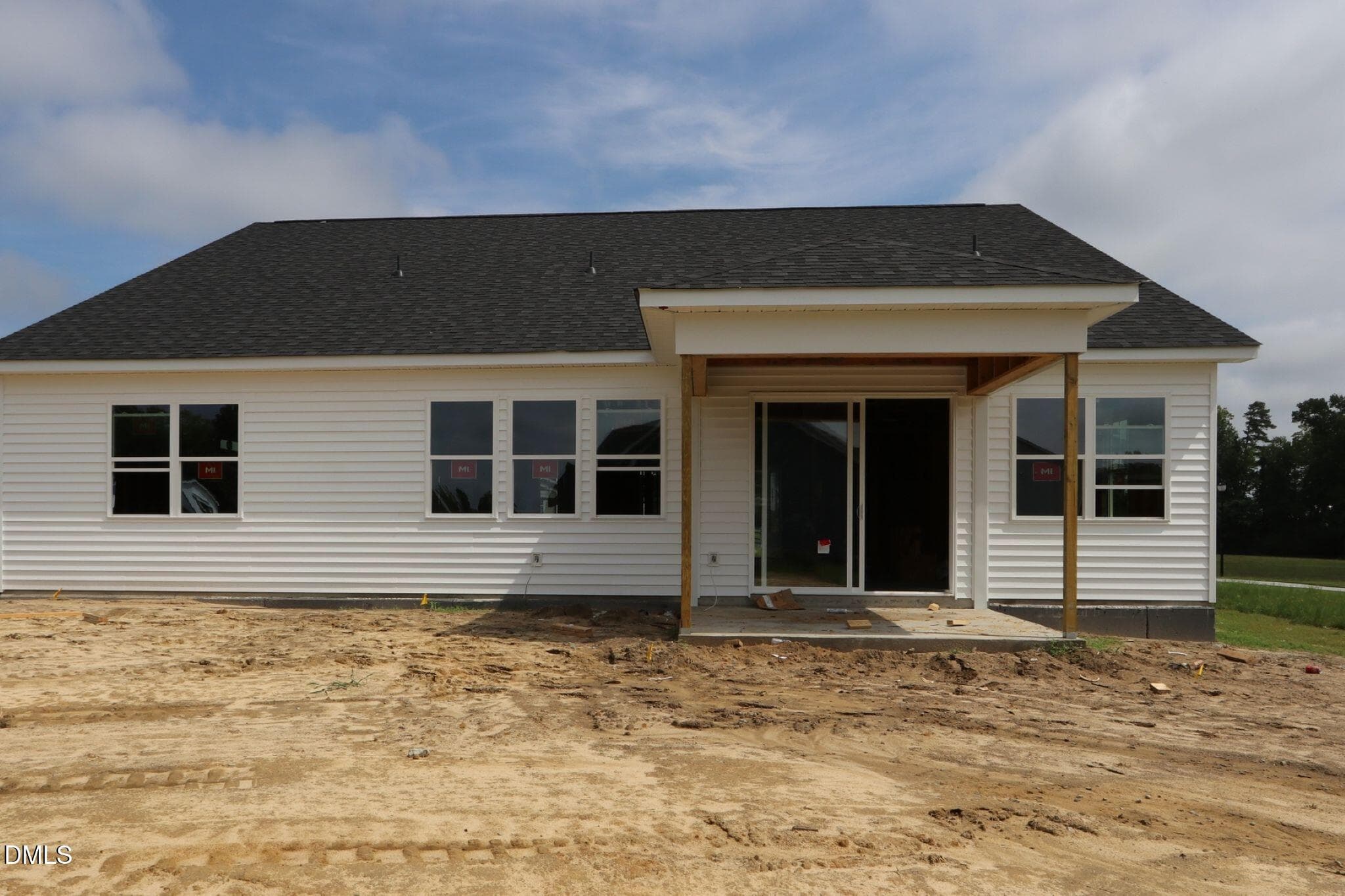 55 rear exterior 2 - 444 Denali Drive, Angier, NC 27501
