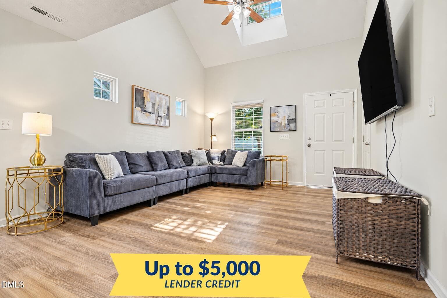 Vaulted Ceiling and Skylight - 1628 Beacon Village Drive, Raleigh, NC 27604, Raleigh