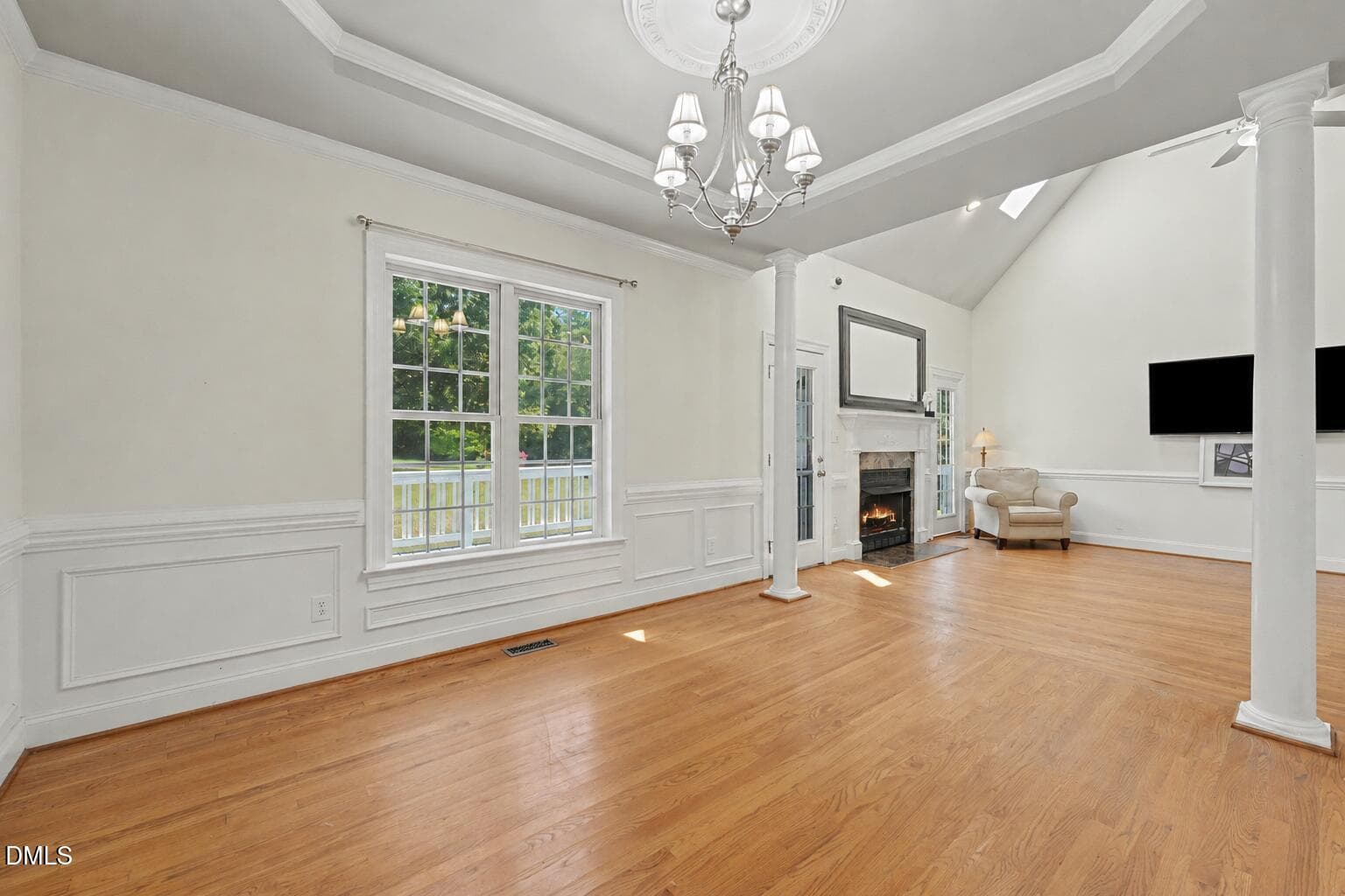 Dining room into living room - 5312 Serather Court, Garner, NC 27529