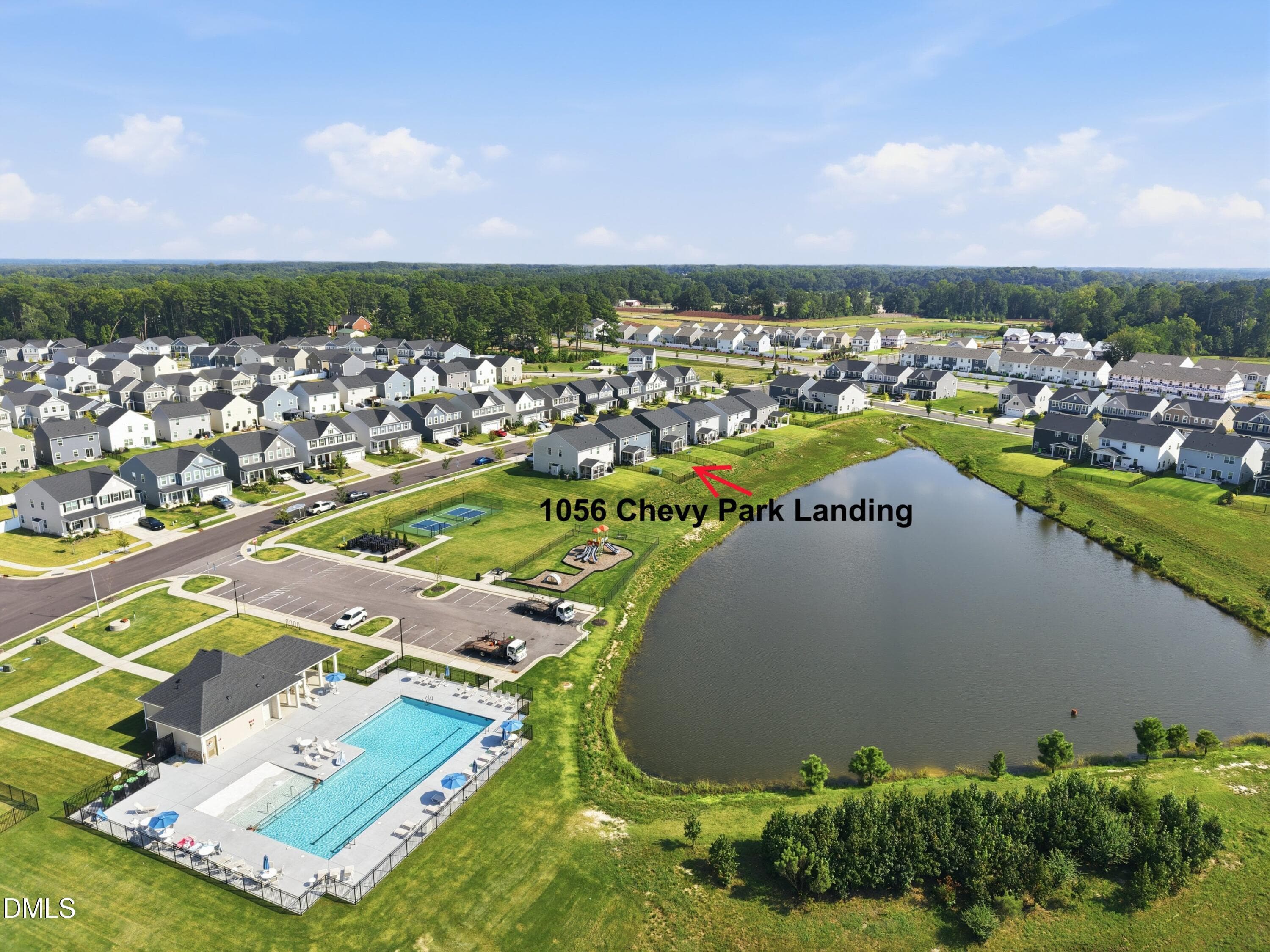 Aerial13_WithLabel - 1056 Chevy Park Landing, Wendell, NC 27591, Wendell