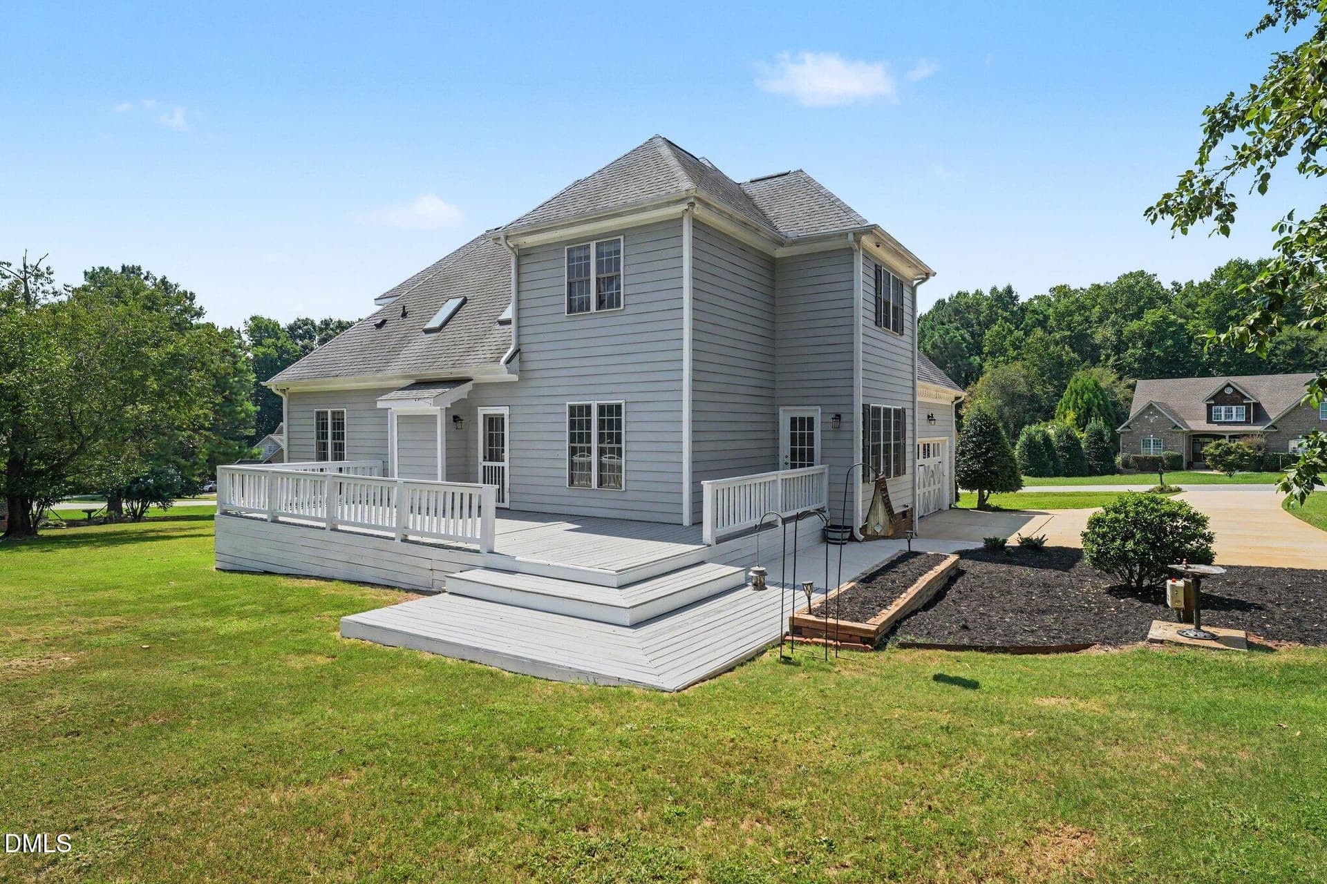 Deck from back yard - 5312 Serather Court, Garner, NC 27529
