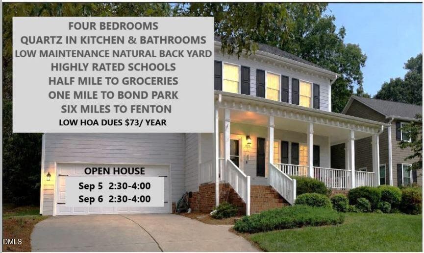 0 0 OPEN HOUSE - 105 Sequoia Court, Cary, NC 27513, Cary