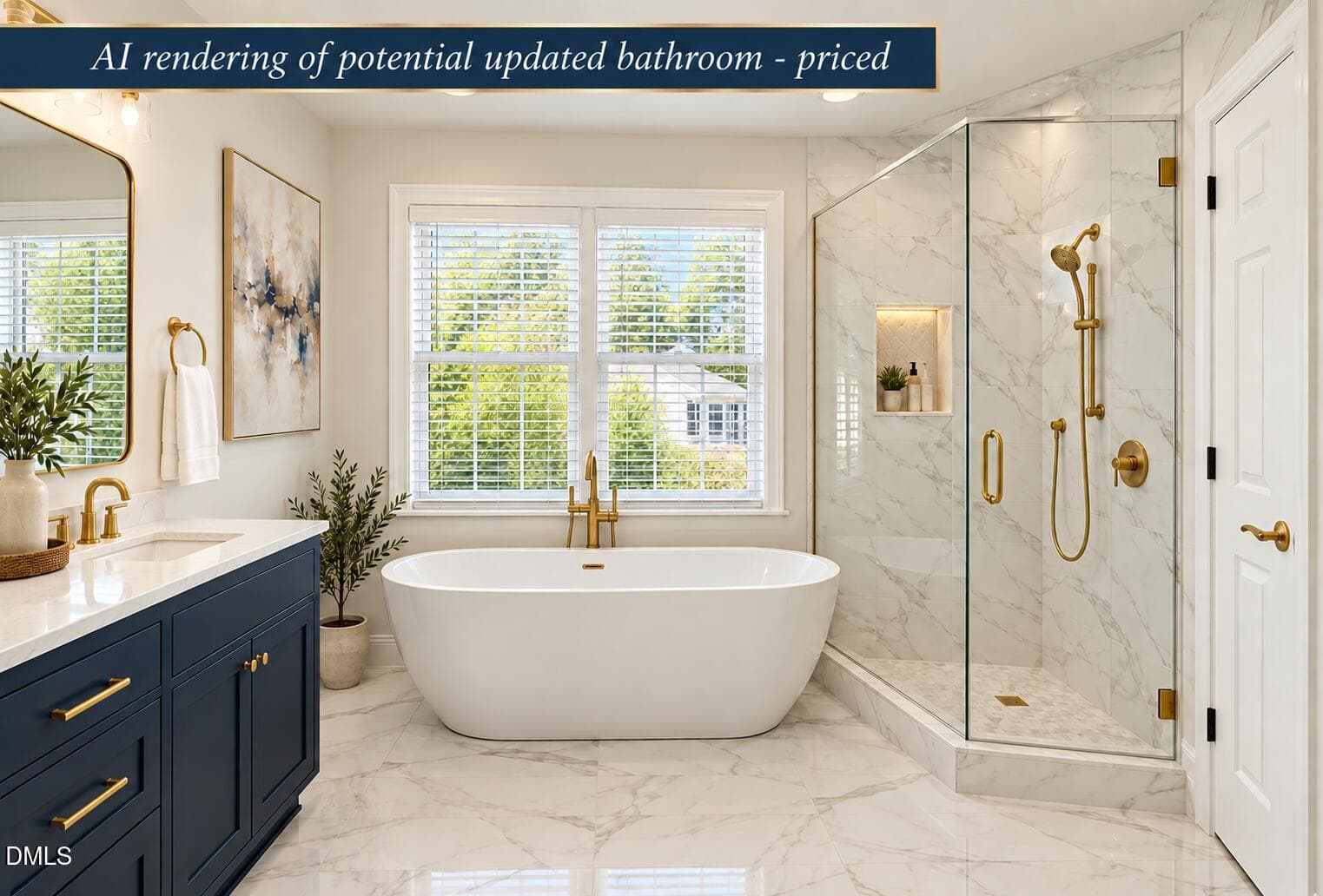 Updated bathroom - 405 Chanticlair Drive, Apex, NC 27502, Apex