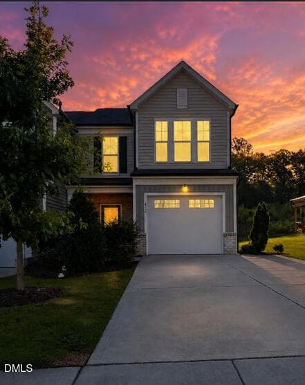 front night photo - 430 White Oak Ridge Drive, Garner, NC 27529, Garner