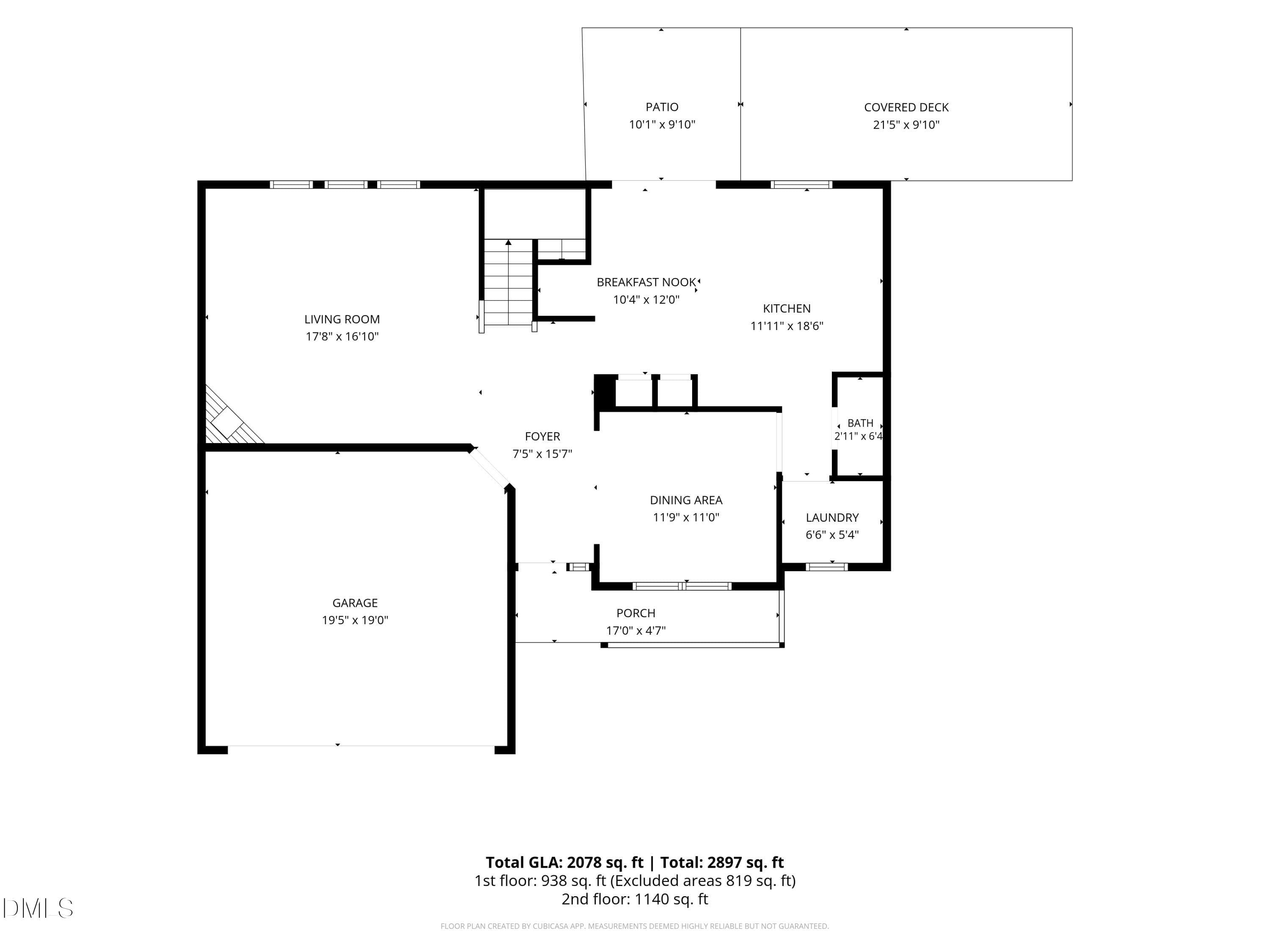 01-1st_floor_2008_satinwood_drive_clayto - 2008 Satinwood Drive, Clayton, NC 27520, Clayton