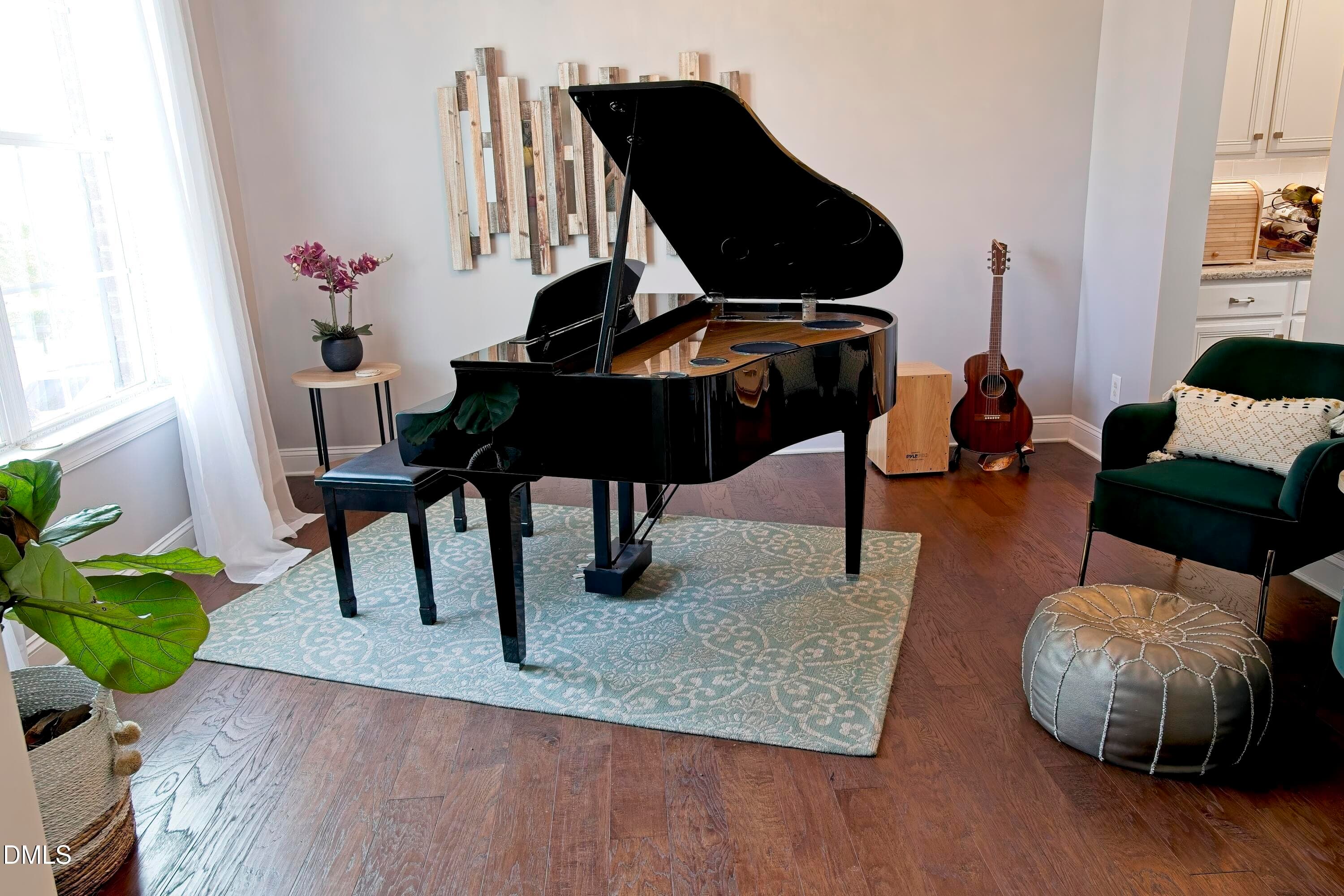 201KingOak_02_Piano_Room - 201 King Oak Street, Holly Springs, NC 27540, Holly Springs