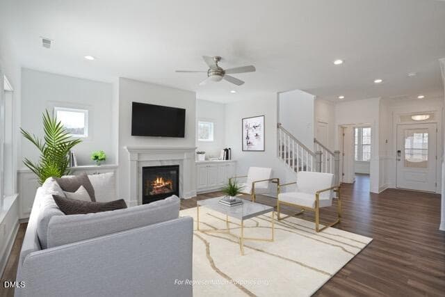 Selma Virtually Furnished with messy and - 119 Sunset Ridge Drive, Fuquay Varina, NC 27526