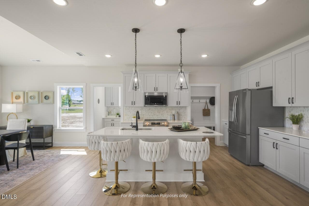 Holly Furnished with Messy and cafe bump - 55 Sunset Ridge Drive, Fuquay Varina, NC 27526