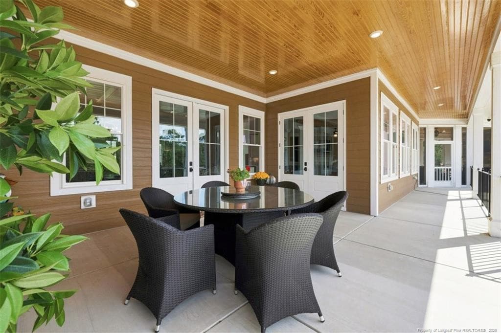 Covered Patio - 3708 Riverhill Drive, Fayetteville, NC 28306, Fayetteville