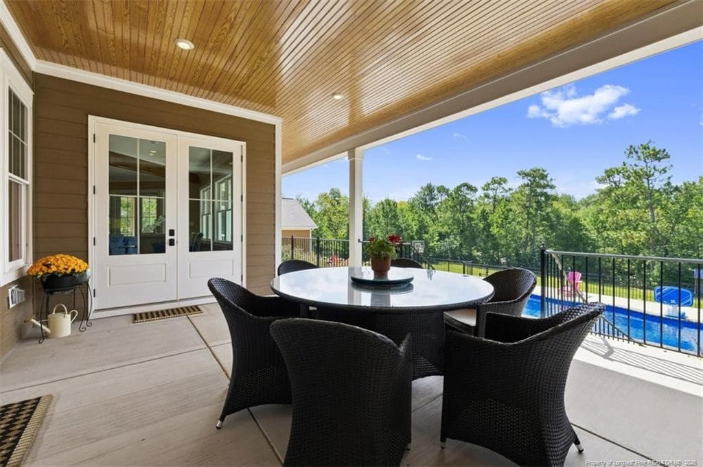 Covered Patio - 3708 Riverhill Drive, Fayetteville, NC 28306, Fayetteville