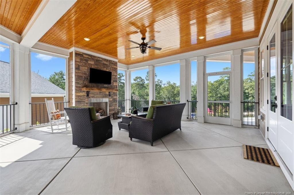 Screen porch - 3708 Riverhill Drive, Fayetteville, NC 28306, Fayetteville
